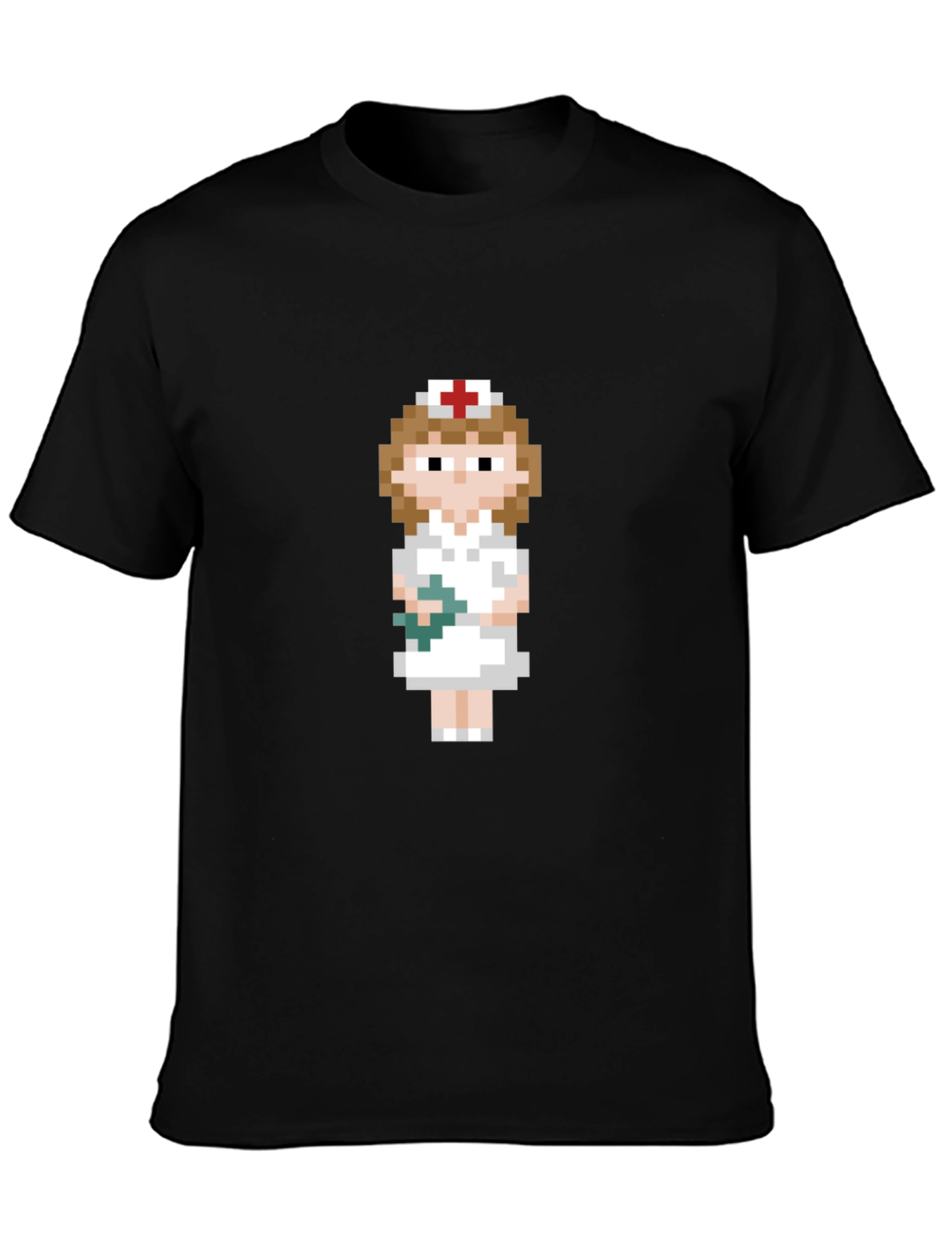 Pixel Nurse T-Shirt - Retro Gaming Style