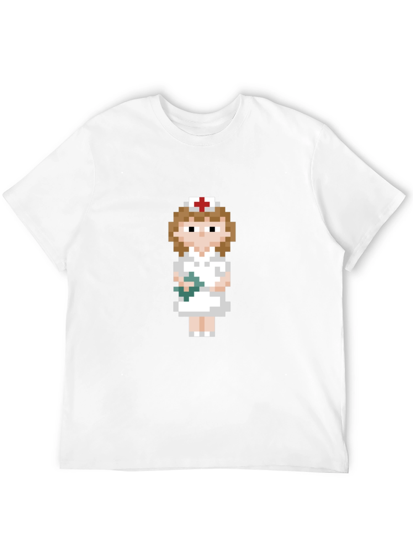 Pixel Nurse T-Shirt - Retro Gaming Style