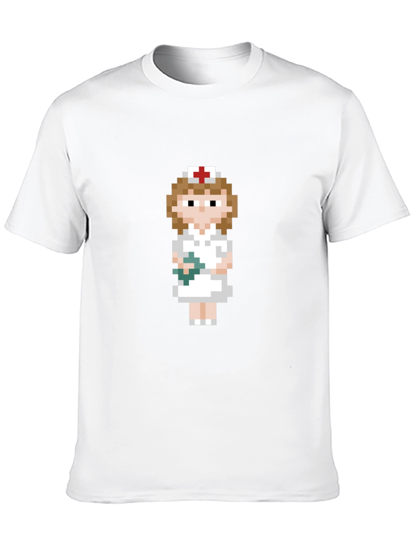 Pixel Nurse T-Shirt - Retro Gaming Style