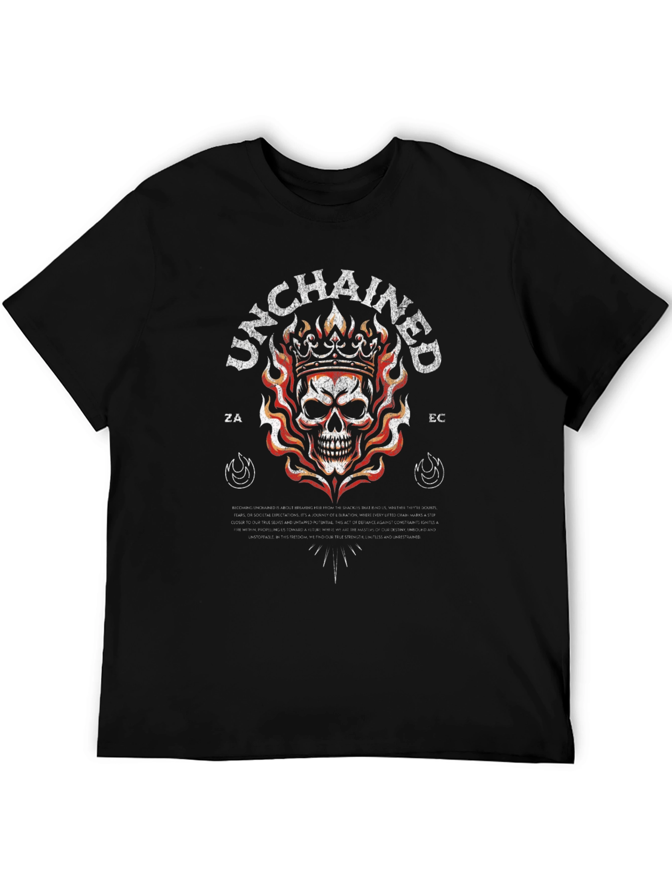 Unchained Skull Crown Graphic Tee