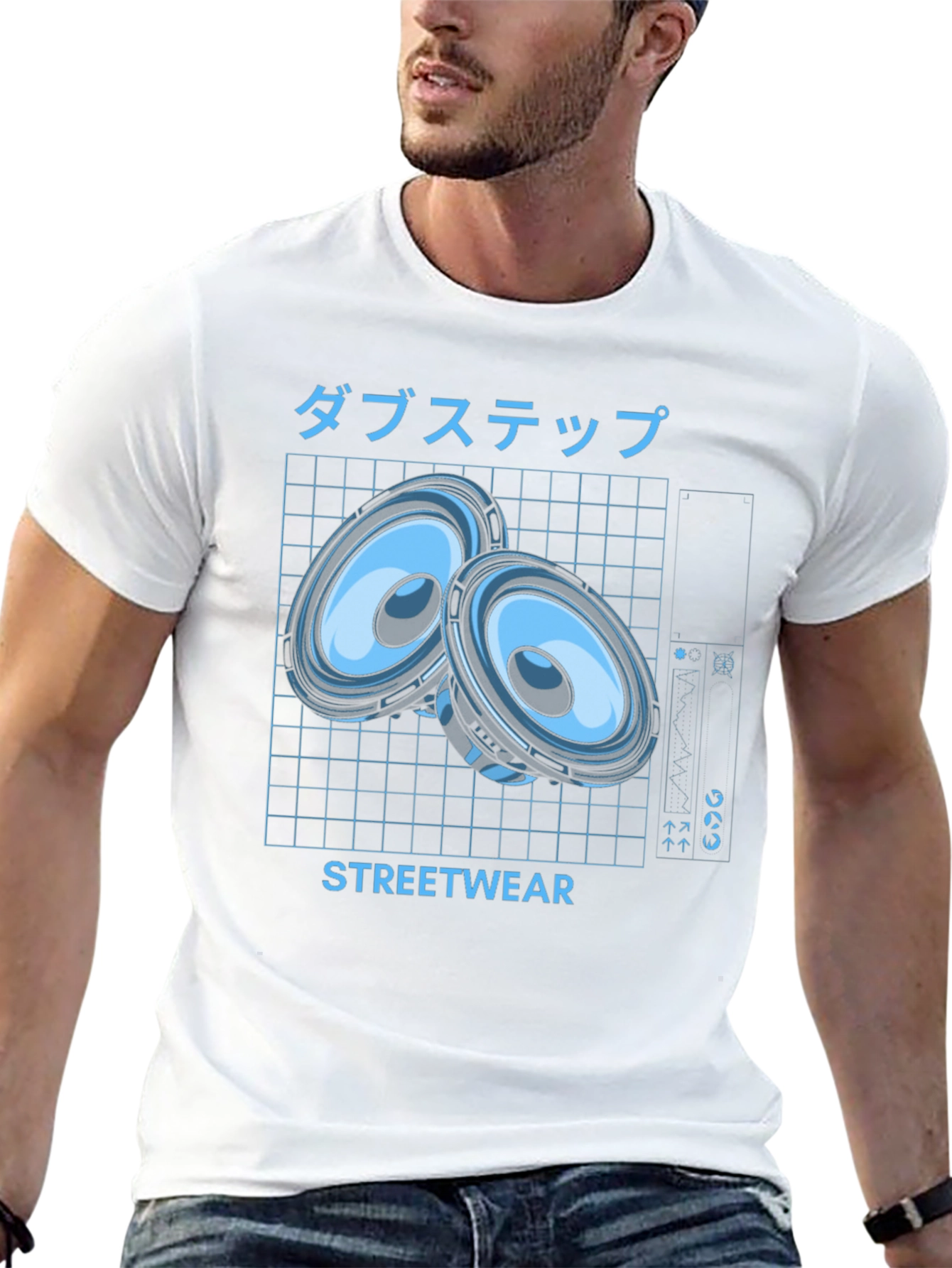 Dubstep Speaker Graphic Tee - Streetwear Style