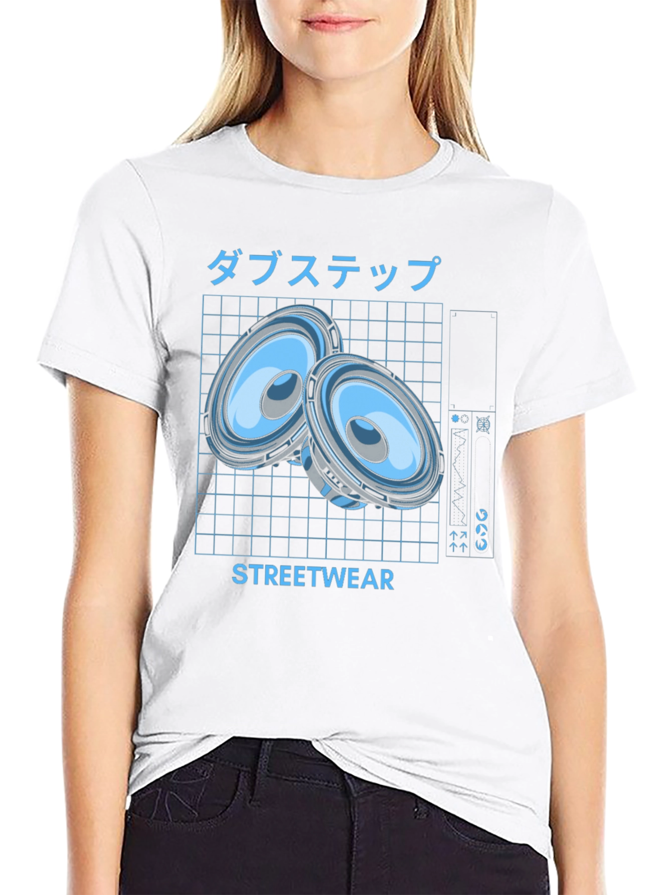 Dubstep Speaker Graphic Tee - Streetwear Style