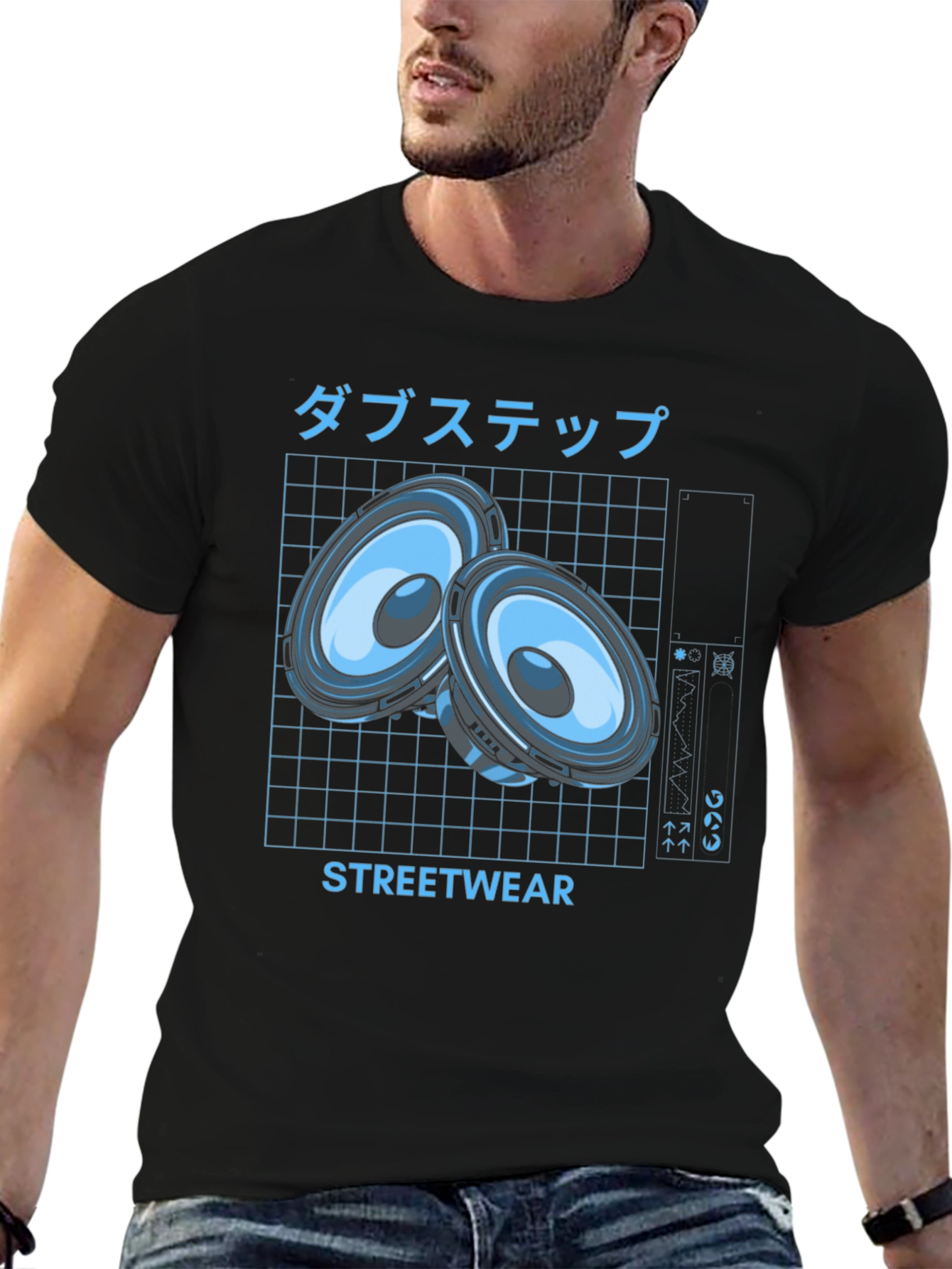 Dubstep Speaker Graphic Tee - Streetwear Style