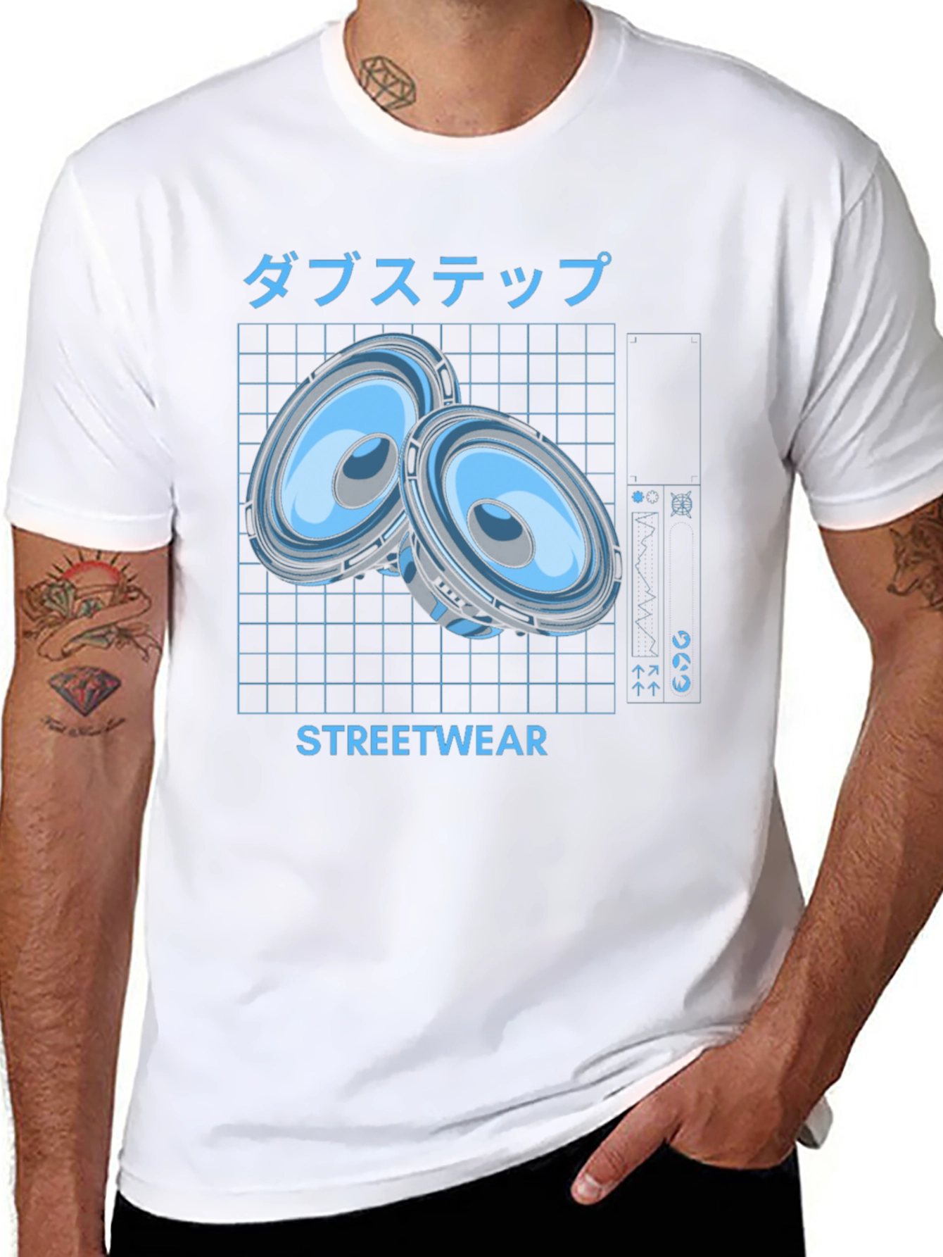 Dubstep Speaker Graphic Tee - Streetwear Style
