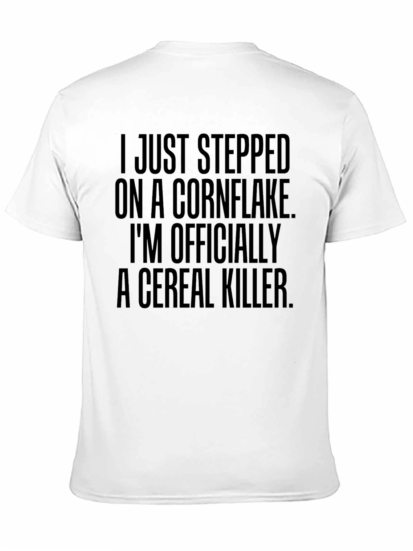 Cereal Killer Graphic T-Shirt Funny Humor Tee