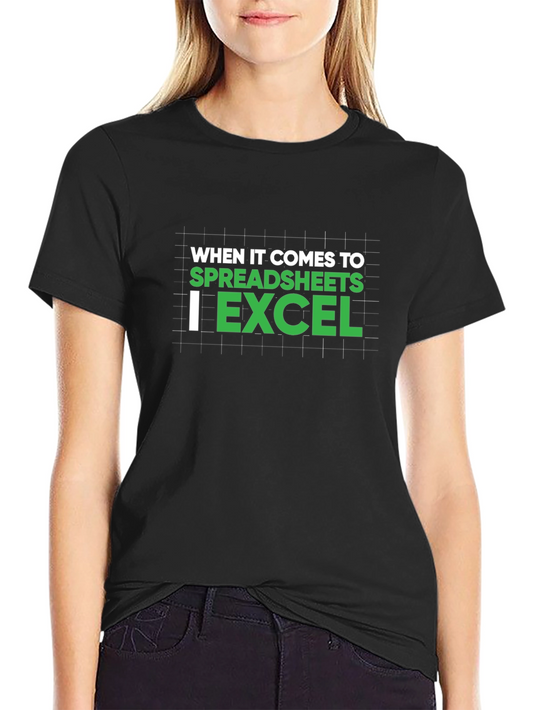 I Excel Spreadsheet Humor T-Shirt