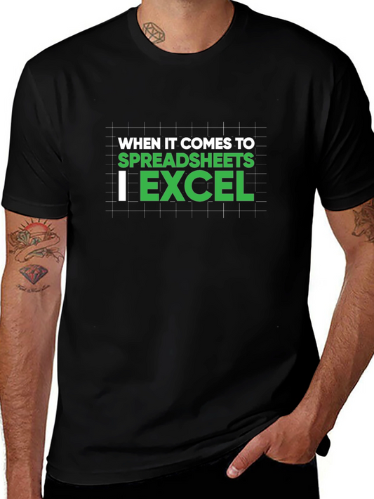 I Excel Spreadsheet Humor T-Shirt