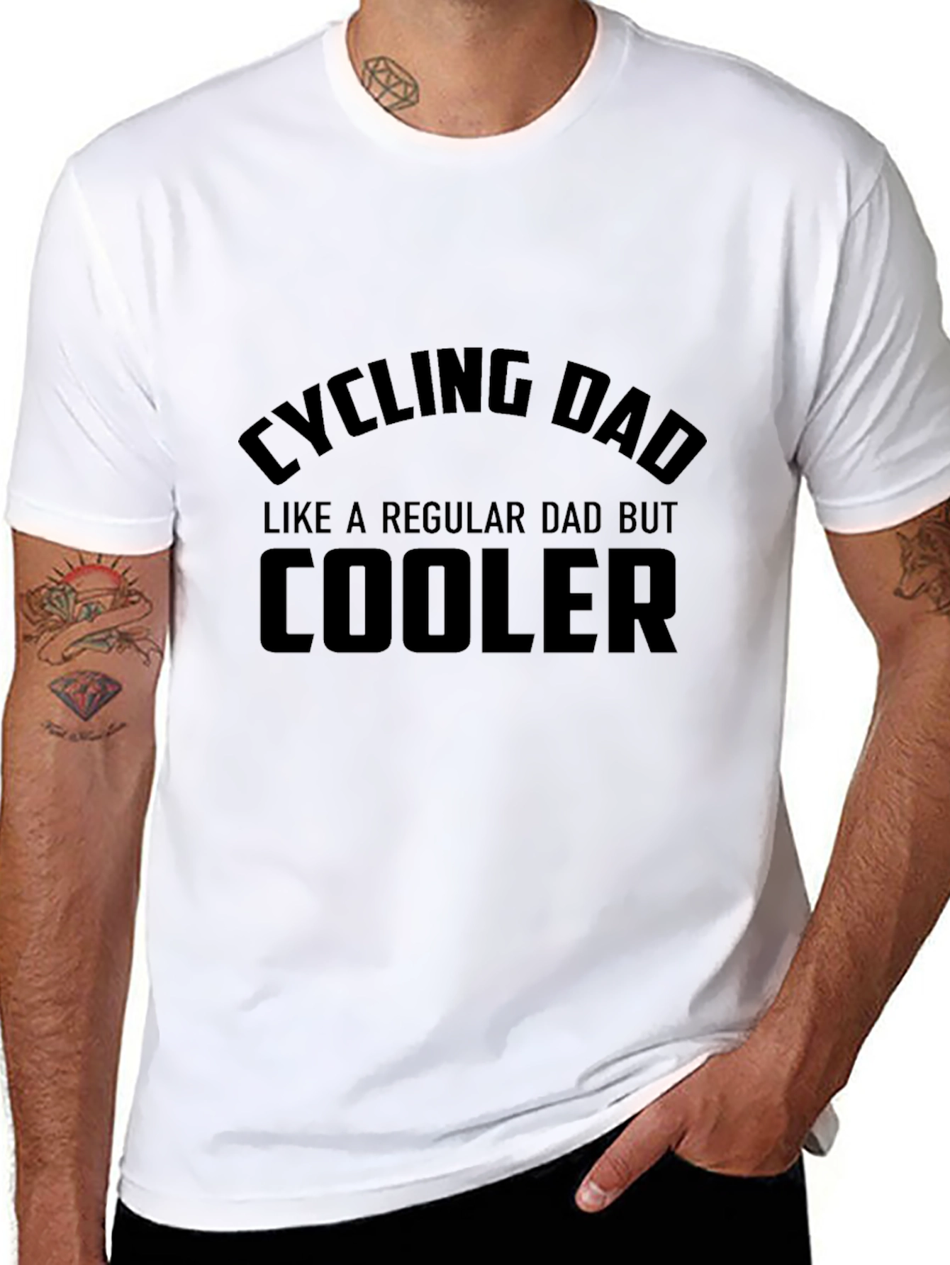 Cycling Dad T-Shirt - Cool Dad Style