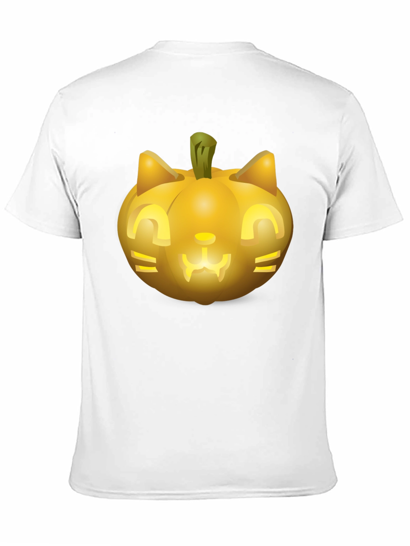 Halloween Cat Pumpkin T-Shirt - Spooky Season Tee