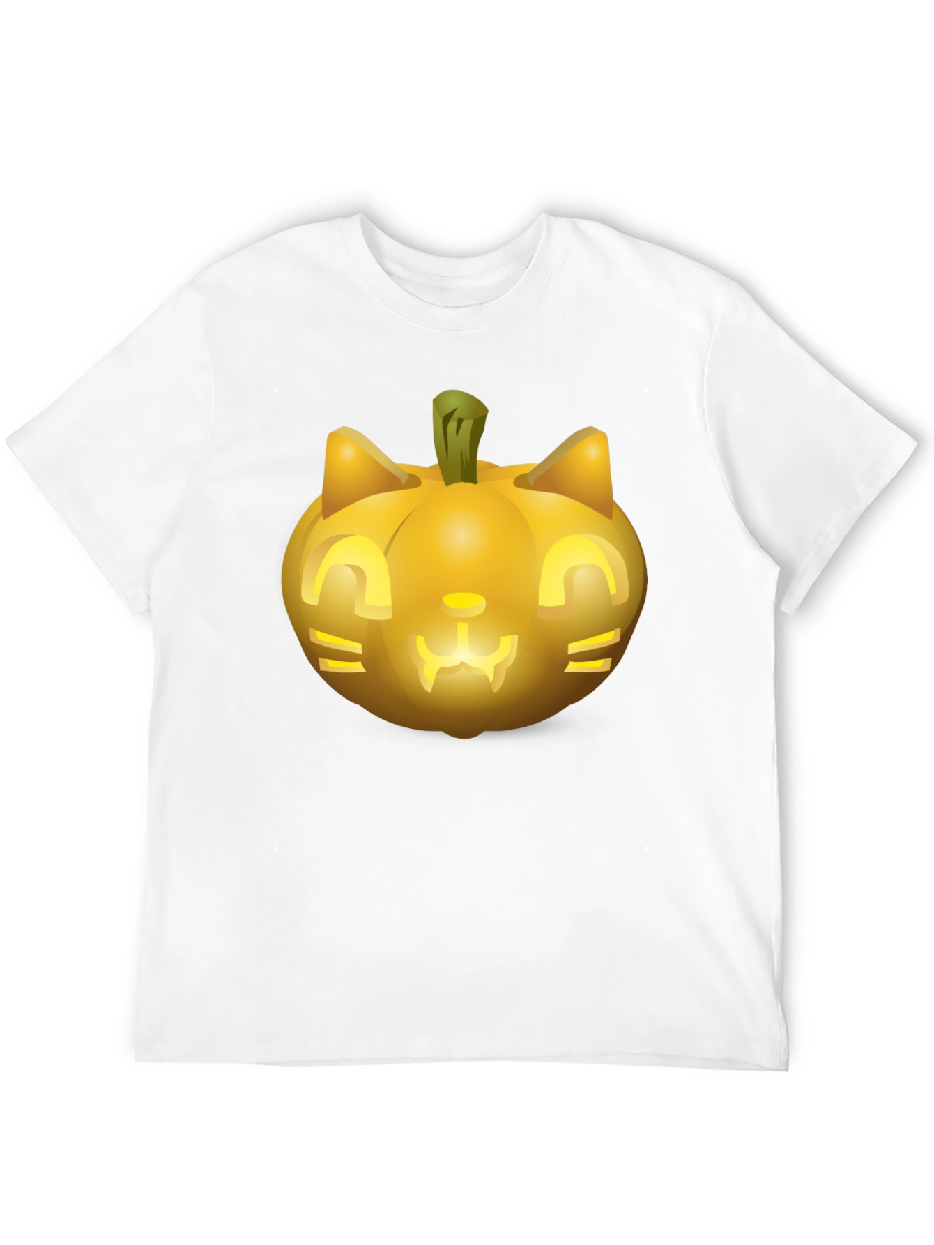 Halloween Cat Pumpkin T-Shirt - Spooky Season Tee