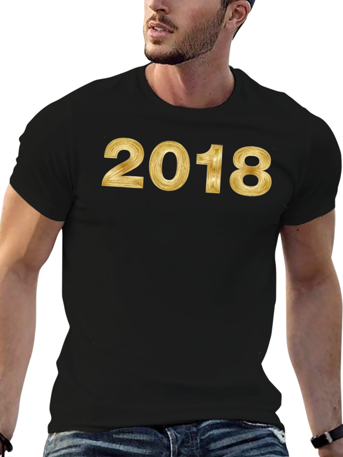 Golden 2018 Graphic Black T-Shirt