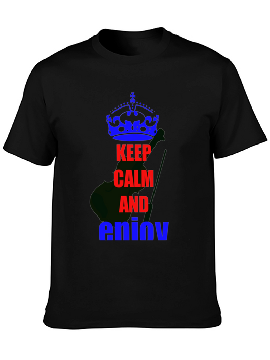Keep Calm and Enjoy Graphic T-Shirt