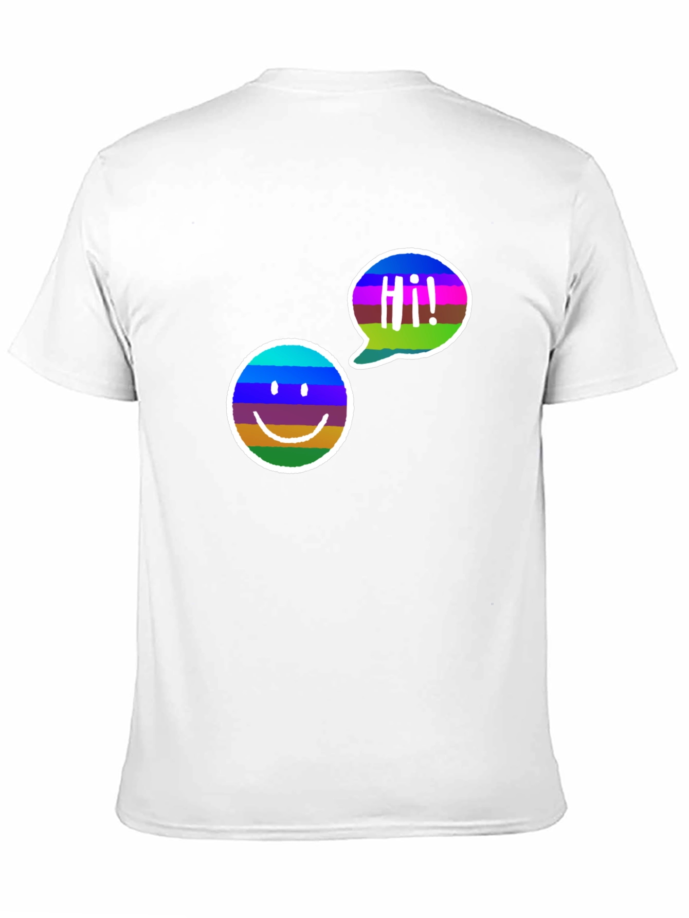 Cool Smiley Face Graphic Tee - Black Cotton T-Shirt