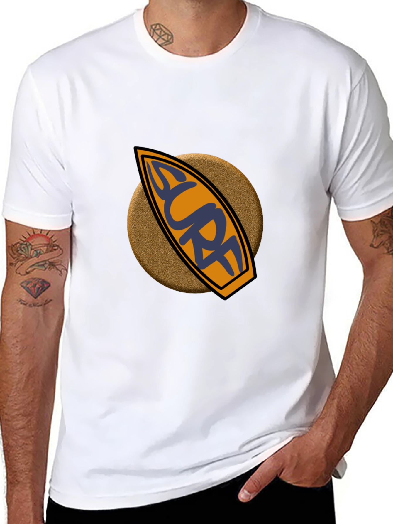 Surfboard Graphic Tee - Beach Vibes