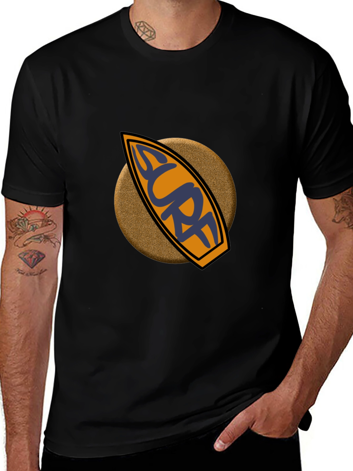 Surfboard Graphic Tee - Beach Vibes