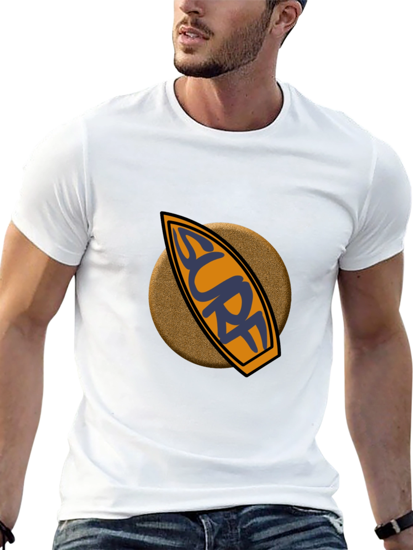 Surfboard Graphic Tee - Beach Vibes
