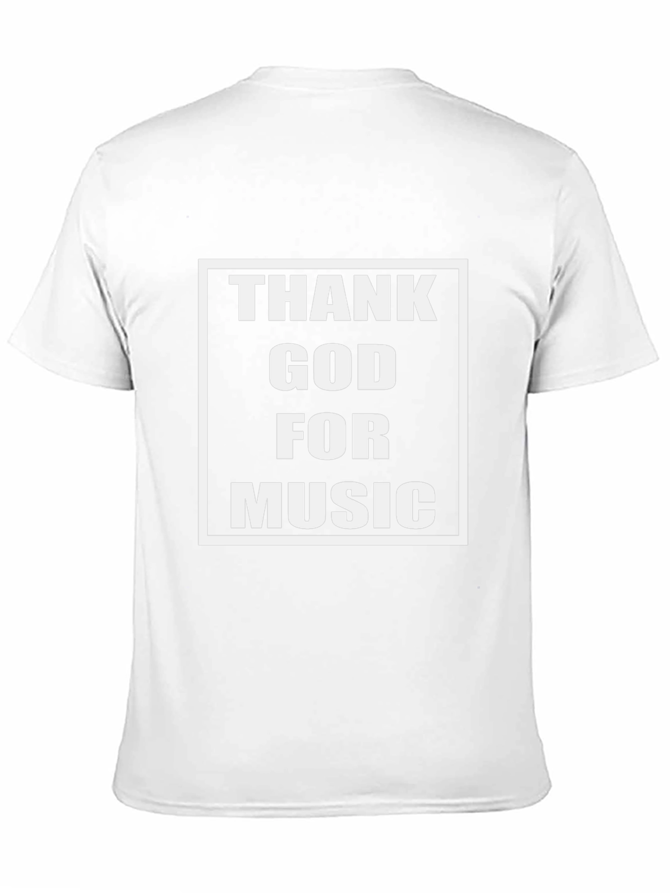 Thank God For Music Black T-Shirt