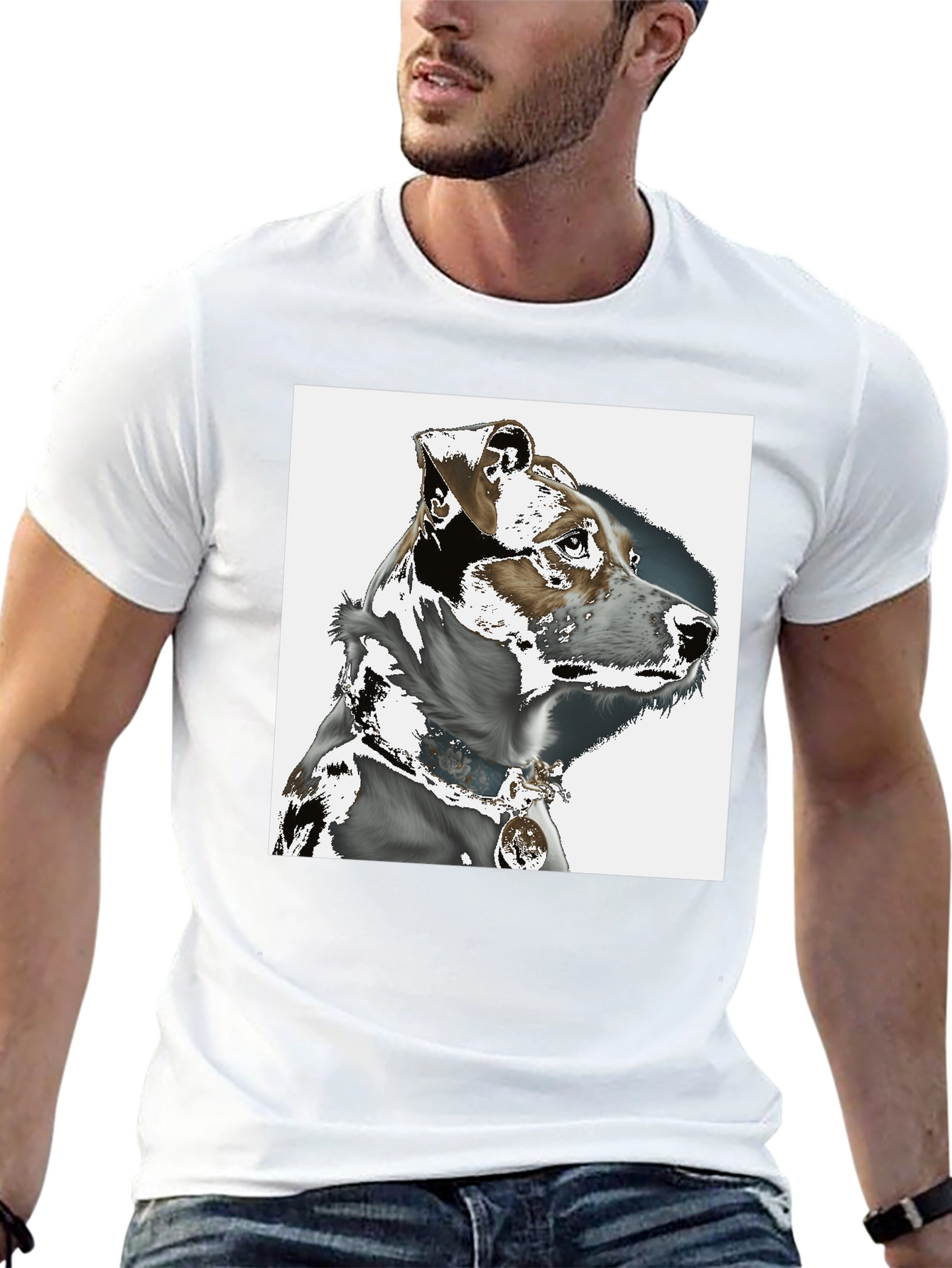Dog Portrait Graphic Tee