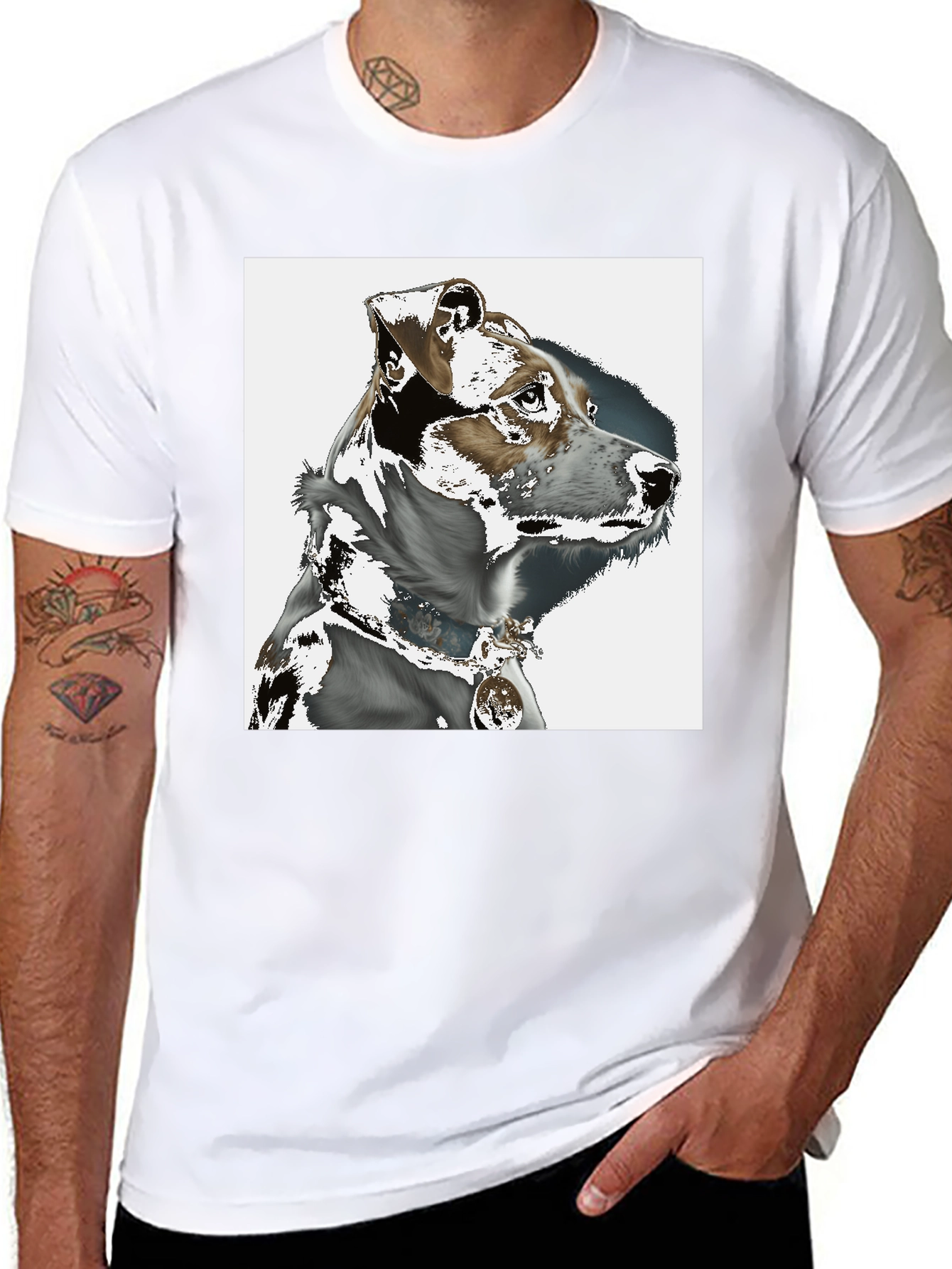 Dog Portrait Graphic Tee