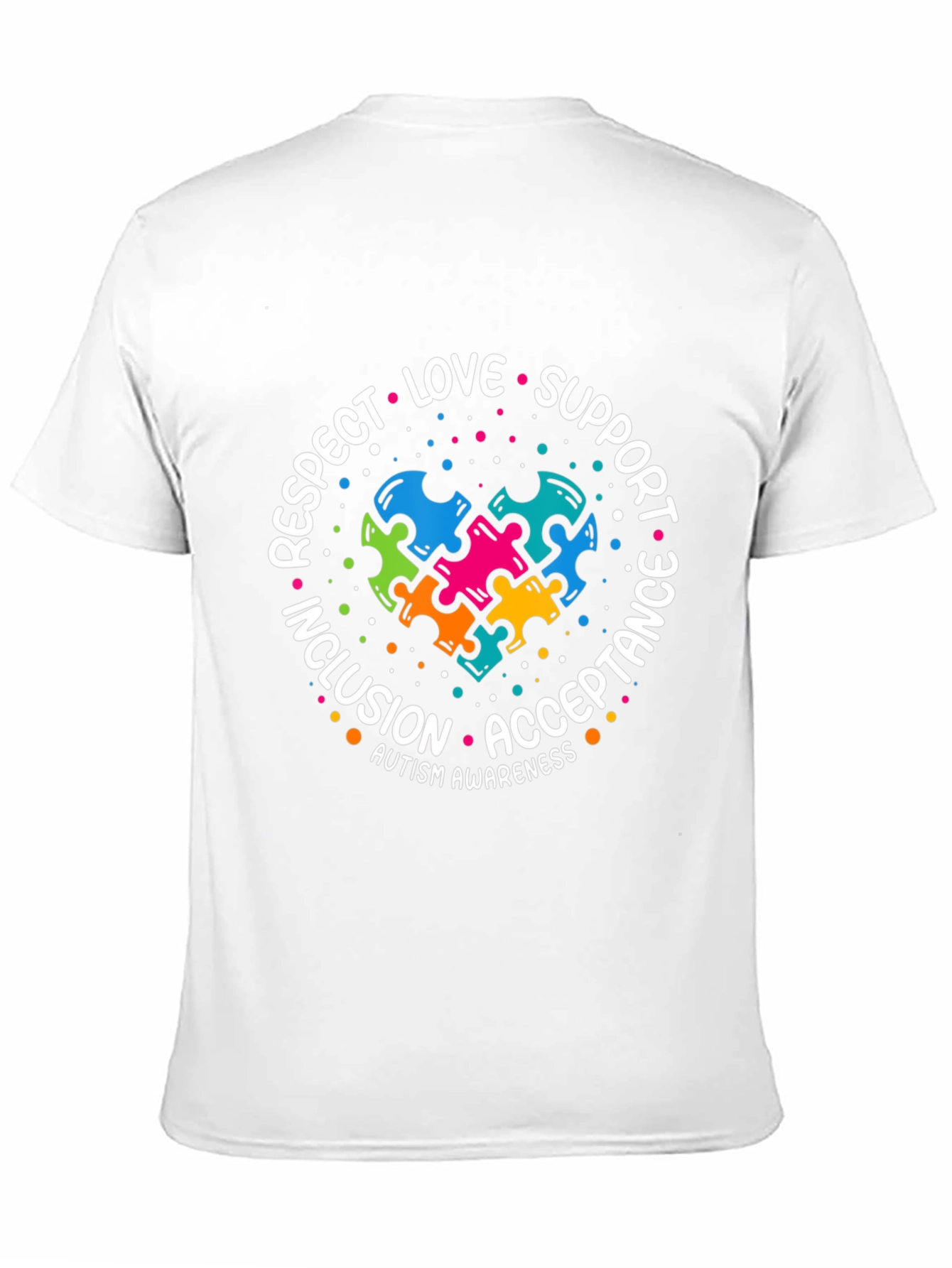 Autism Awareness T-Shirt: Love Support Respect