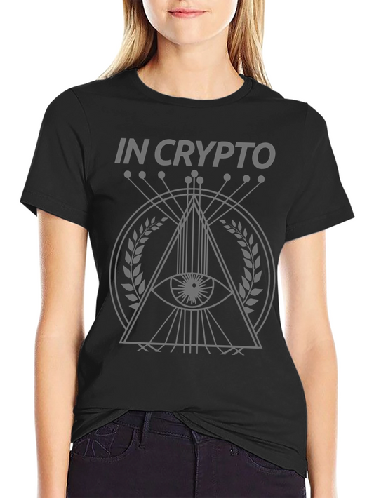 In Crypto Illuminati T-Shirt - Conspiracy Design