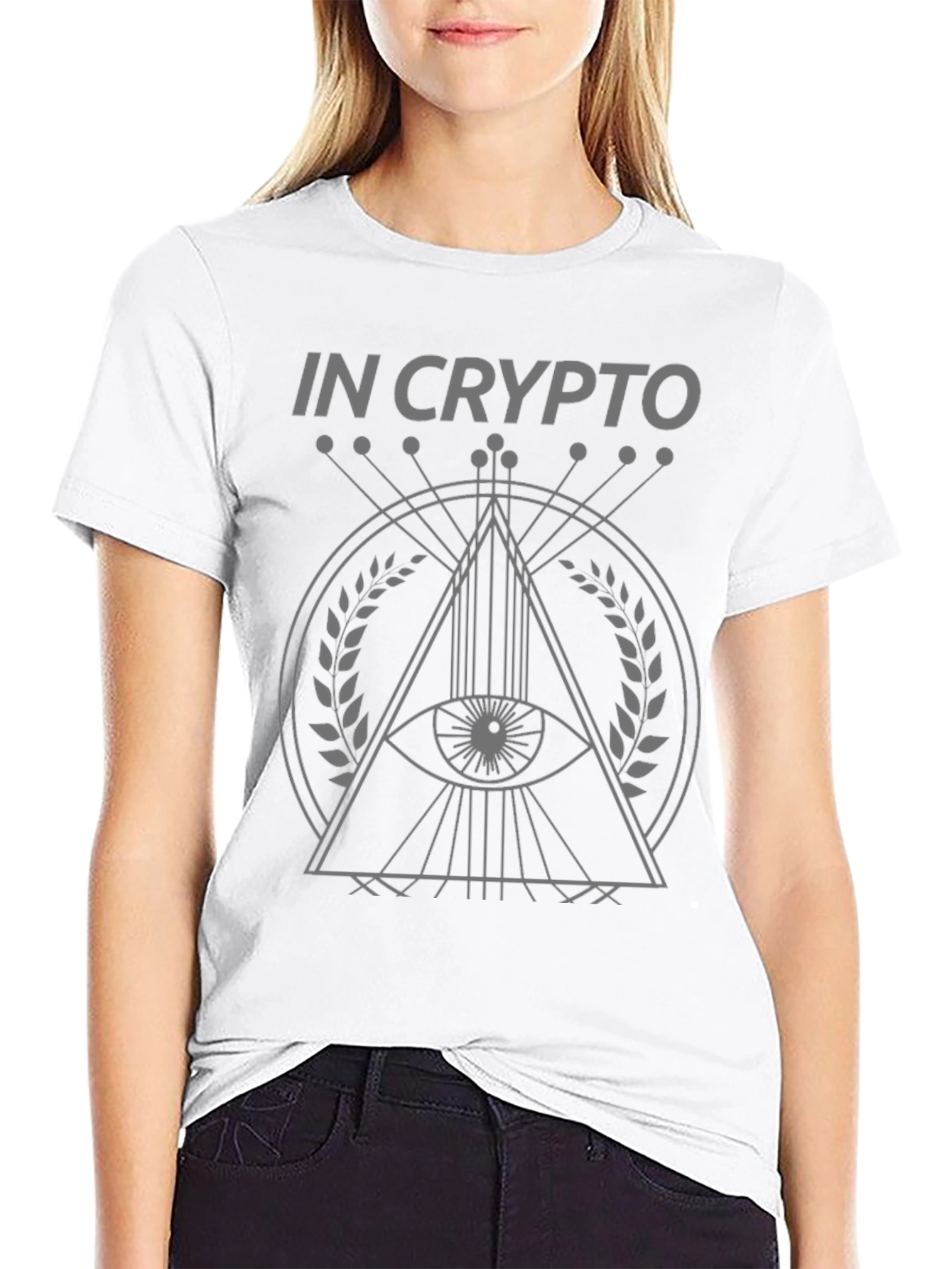 In Crypto Illuminati T-Shirt - Conspiracy Design