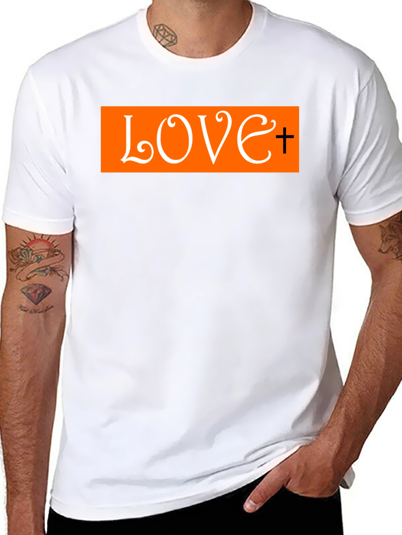 Love Graphic Print T-Shirt - Casual Style