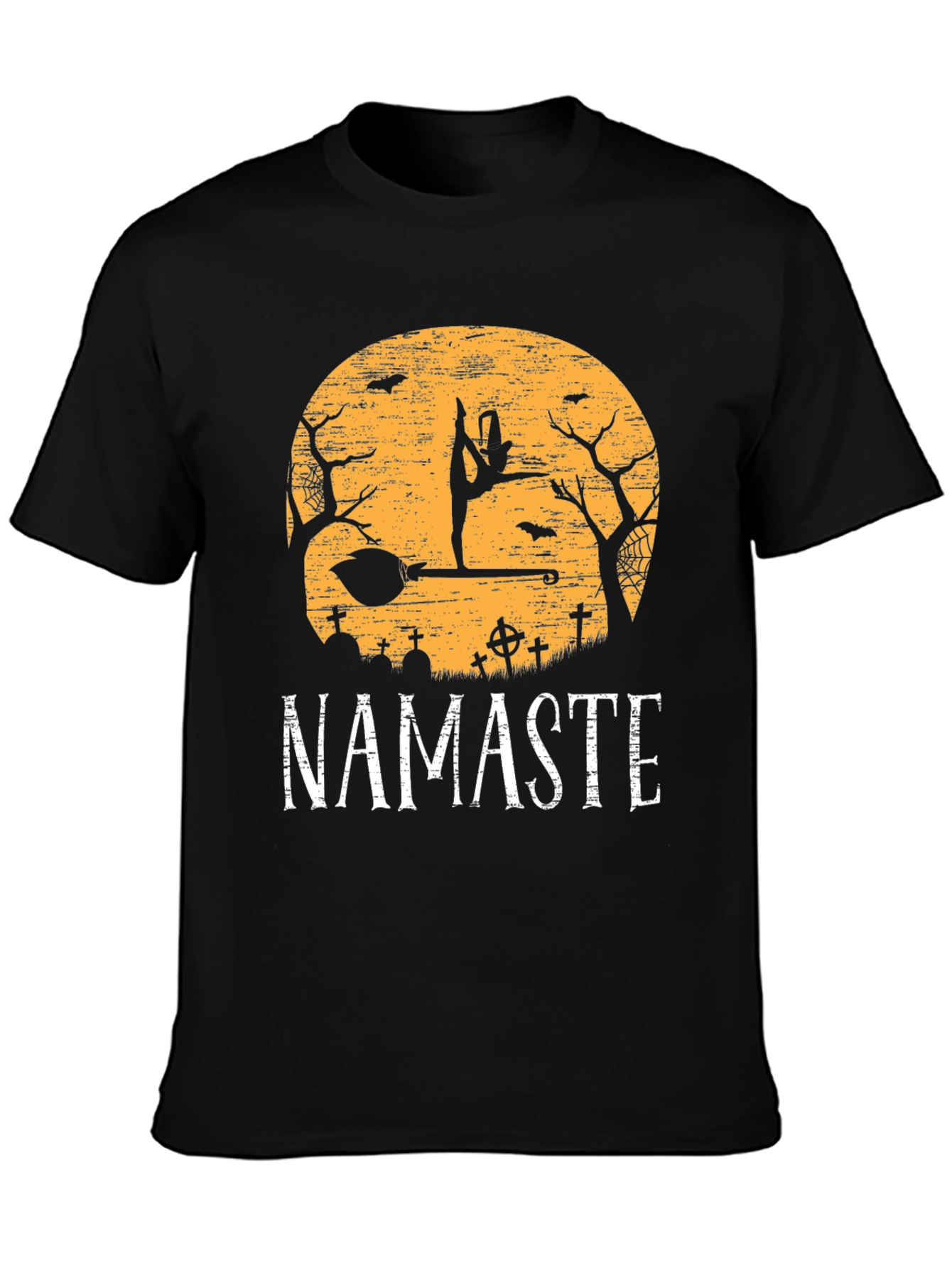 Namaste Halloween Yoga T-Shirt