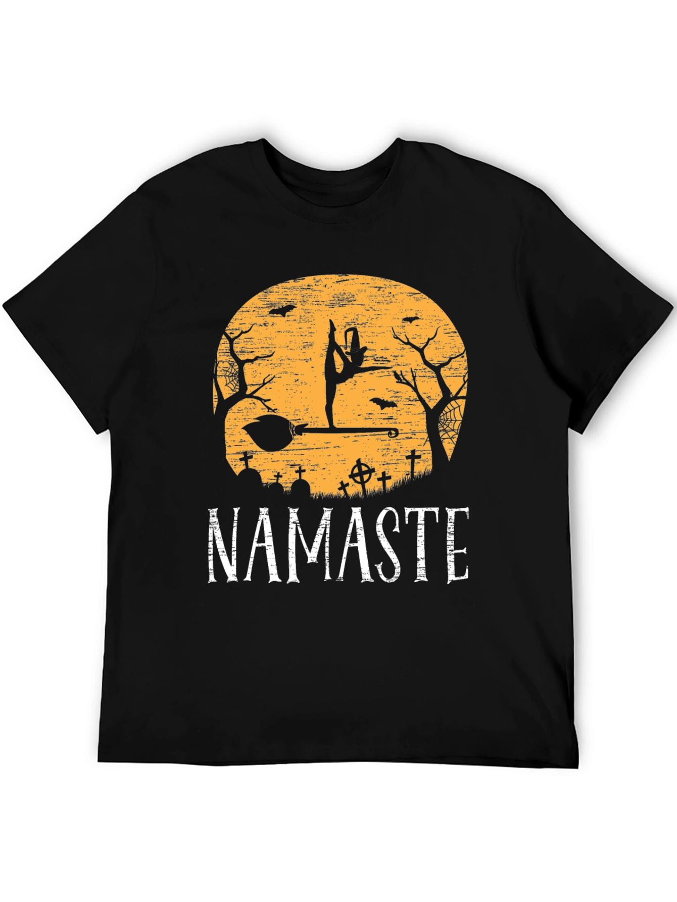 Namaste Halloween Yoga T-Shirt