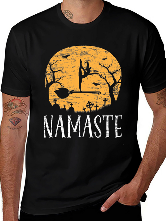 Namaste Halloween Yoga T-Shirt