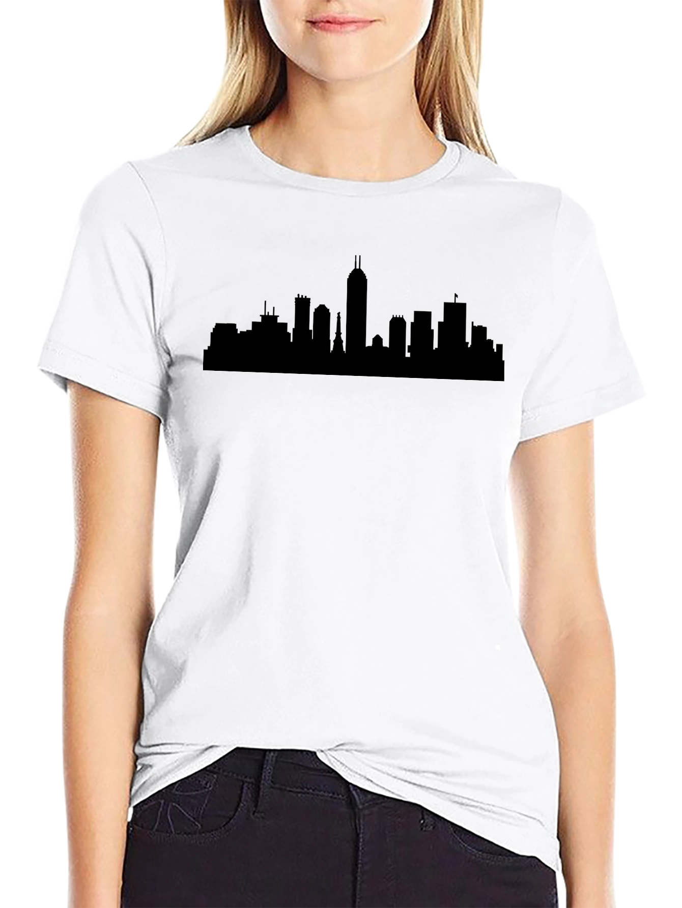 Cityscape Silhouette Tee - Urban Style Shirt