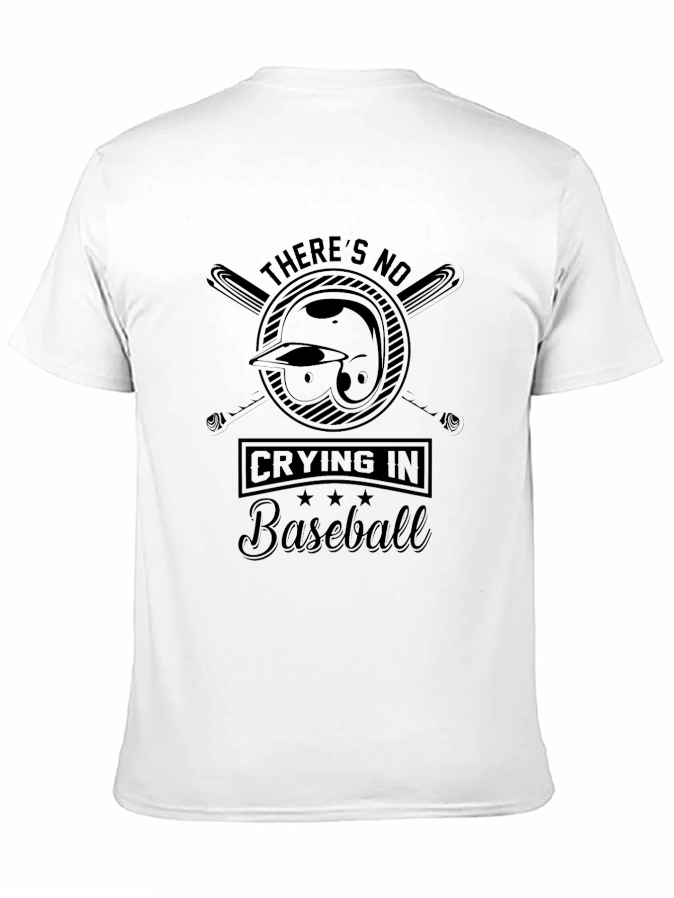 Theres No Crying in Baseball Graphic Tee