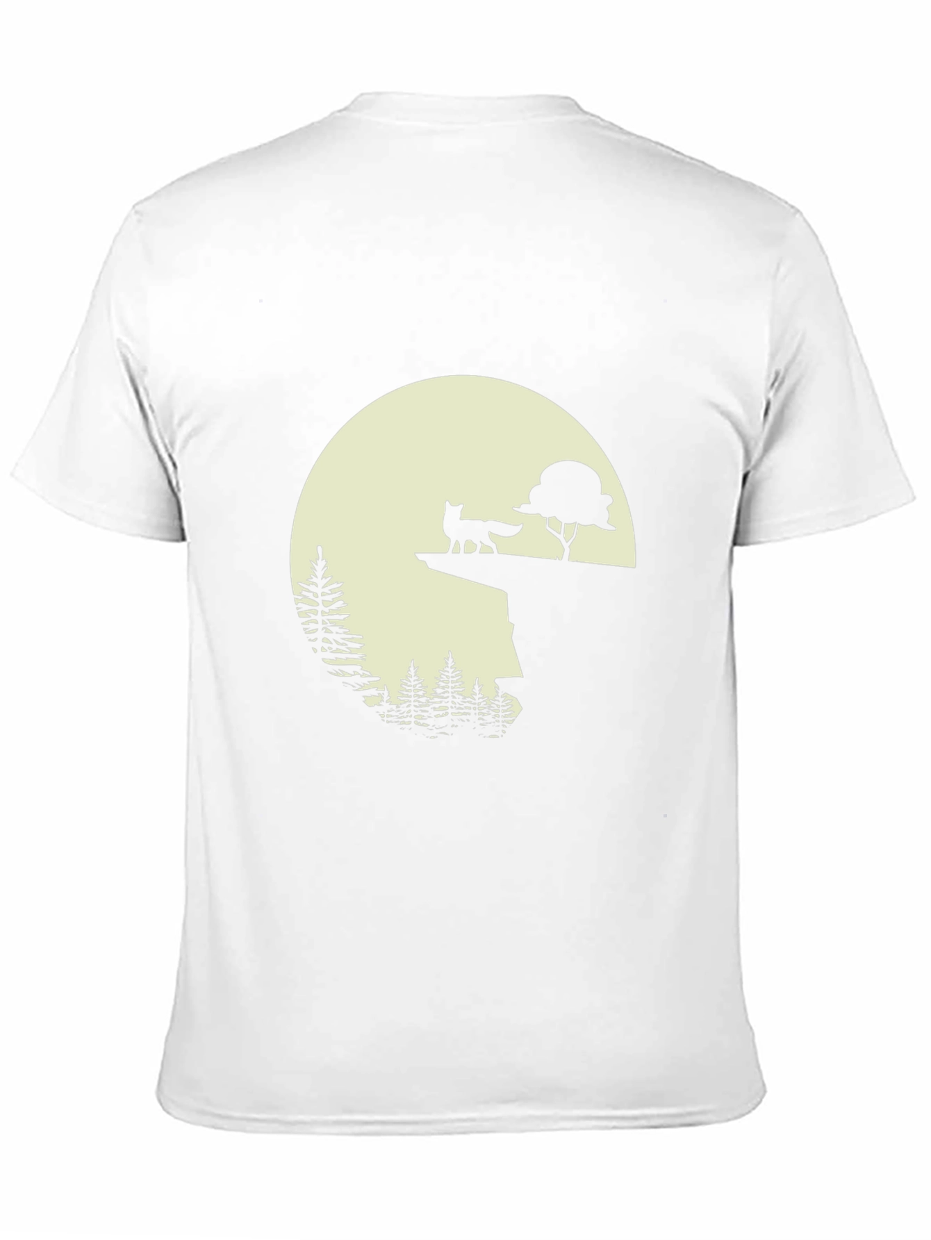 Fox & Moon Graphic Tee - Nature Inspired Print