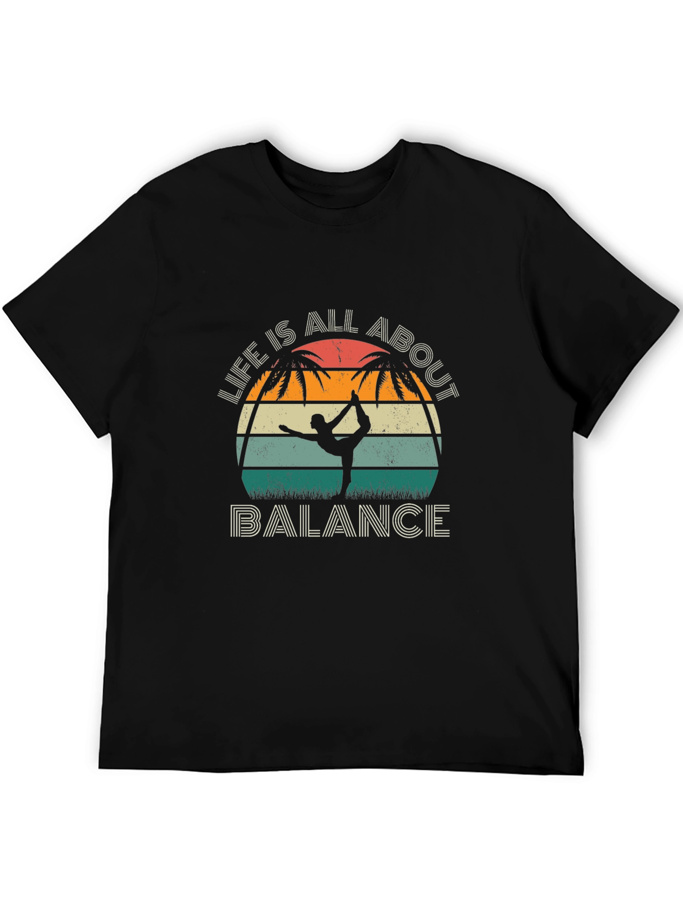 Life is All About Balance Yoga Graphic Tee