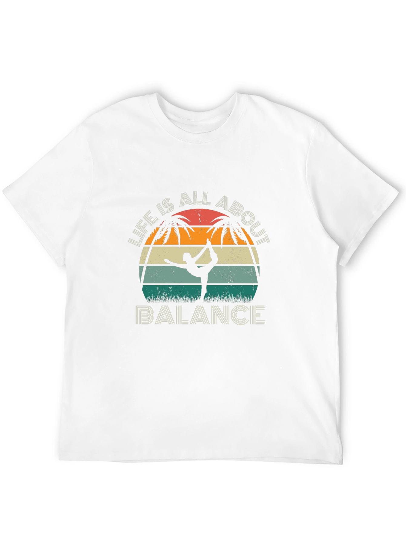 Life is All About Balance Yoga Graphic Tee