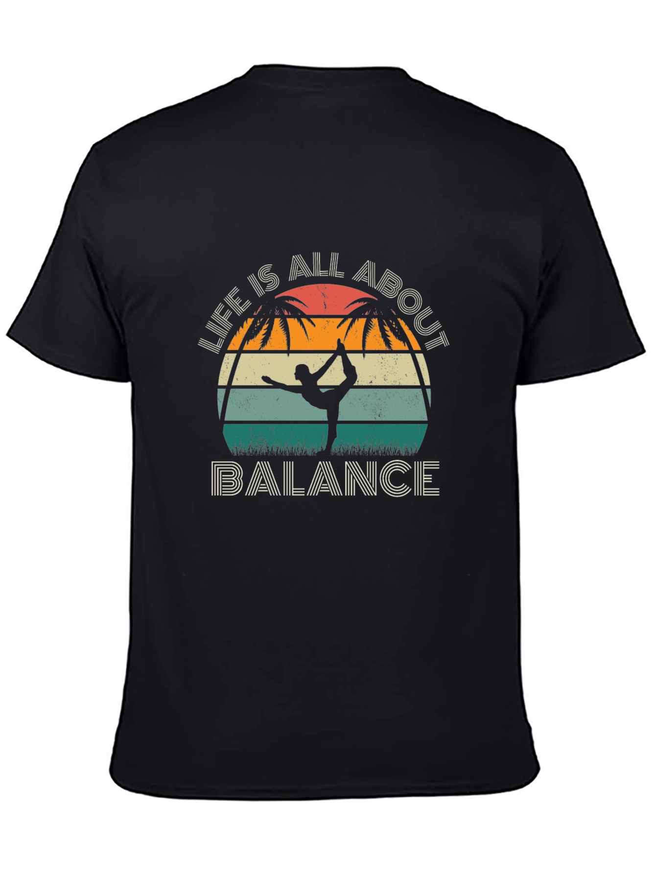 Life is All About Balance Yoga Graphic Tee