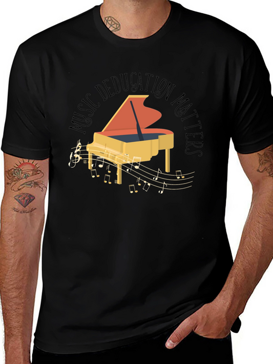 Music Education Matters Piano Graphic Tee