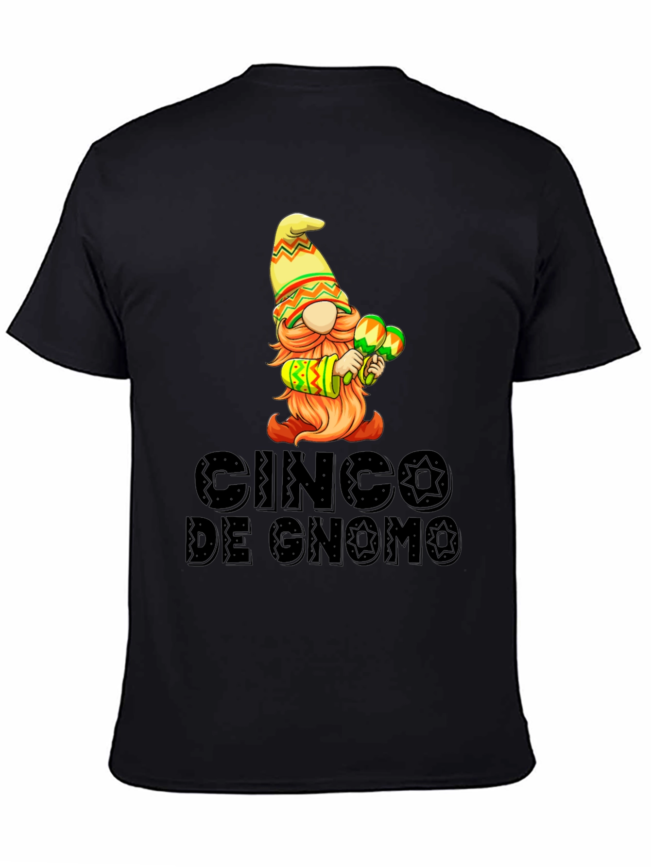 Cinco de Gnomo Graphic T-Shirt - Festive Fun