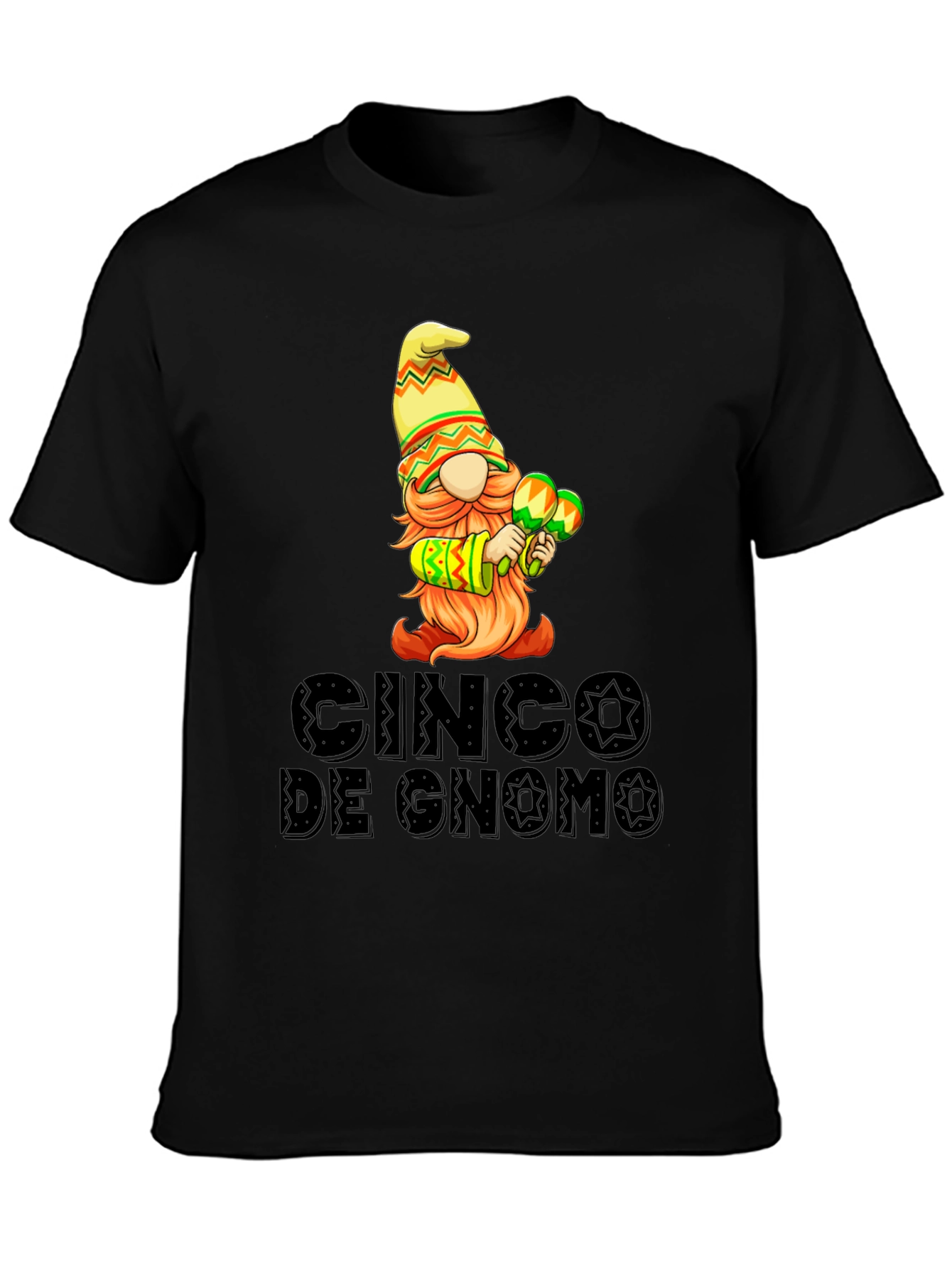 Cinco de Gnomo Graphic T-Shirt - Festive Fun