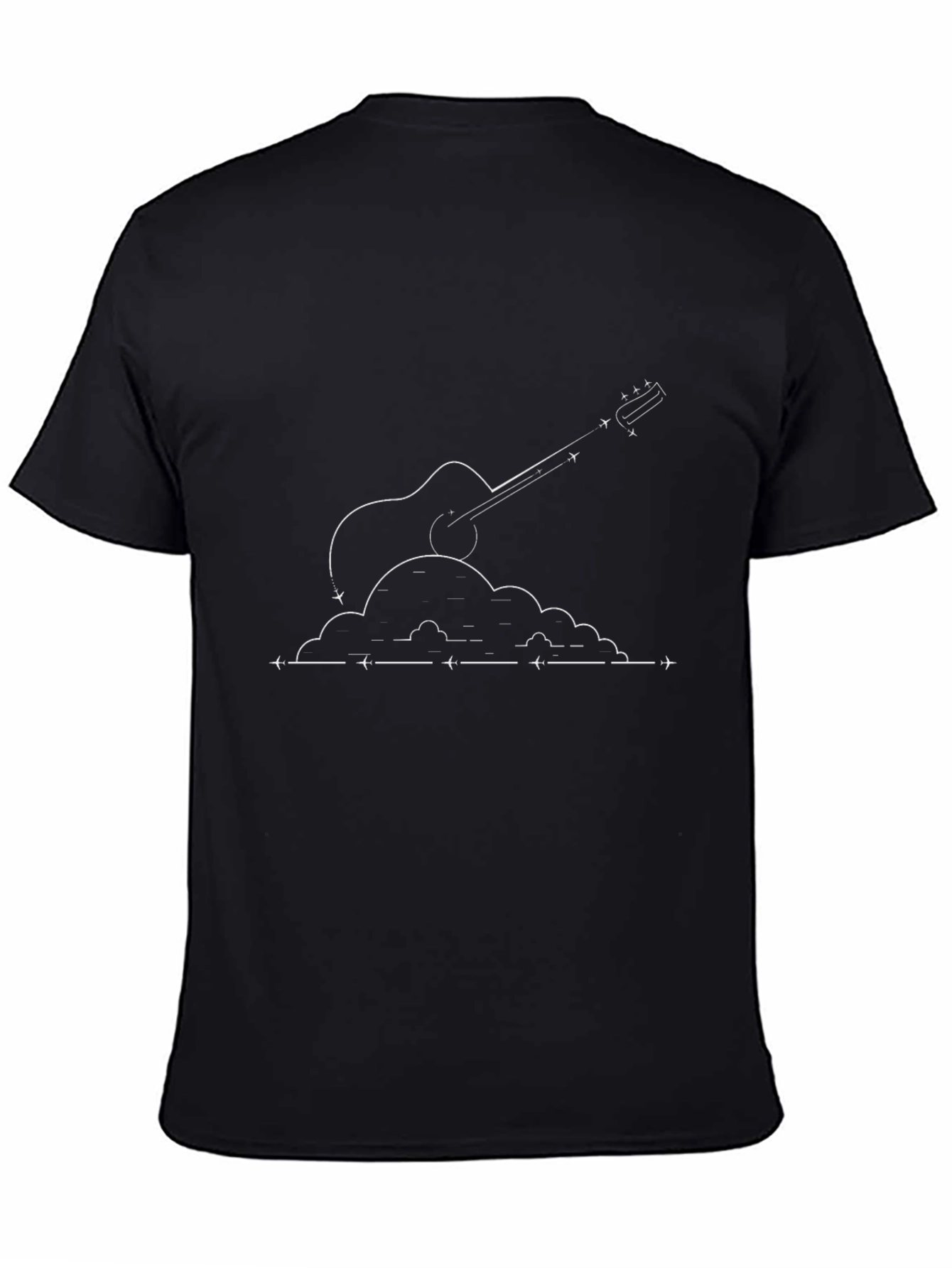 Guitar in the Clouds Graphic Tee