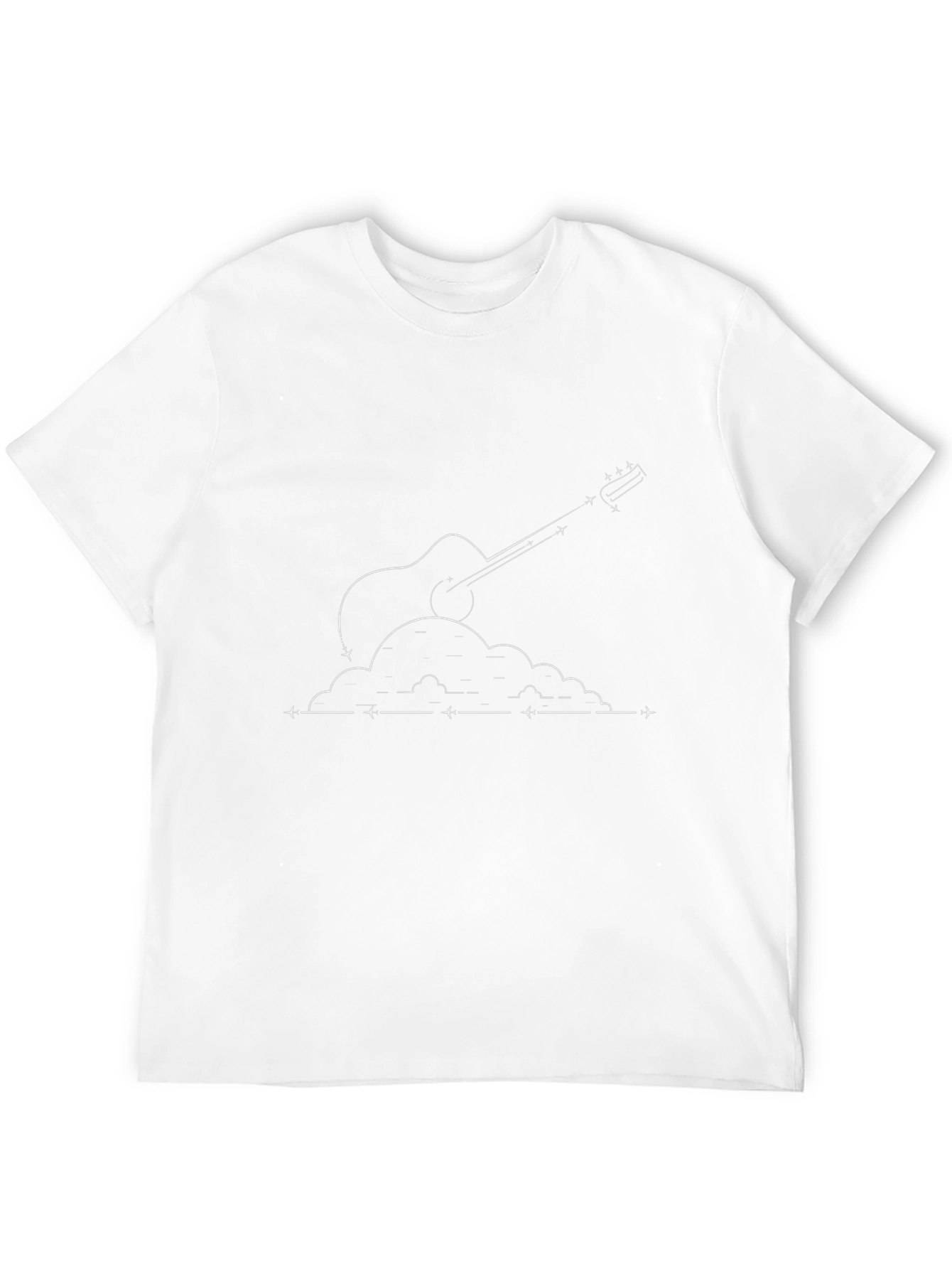 Guitar in the Clouds Graphic Tee