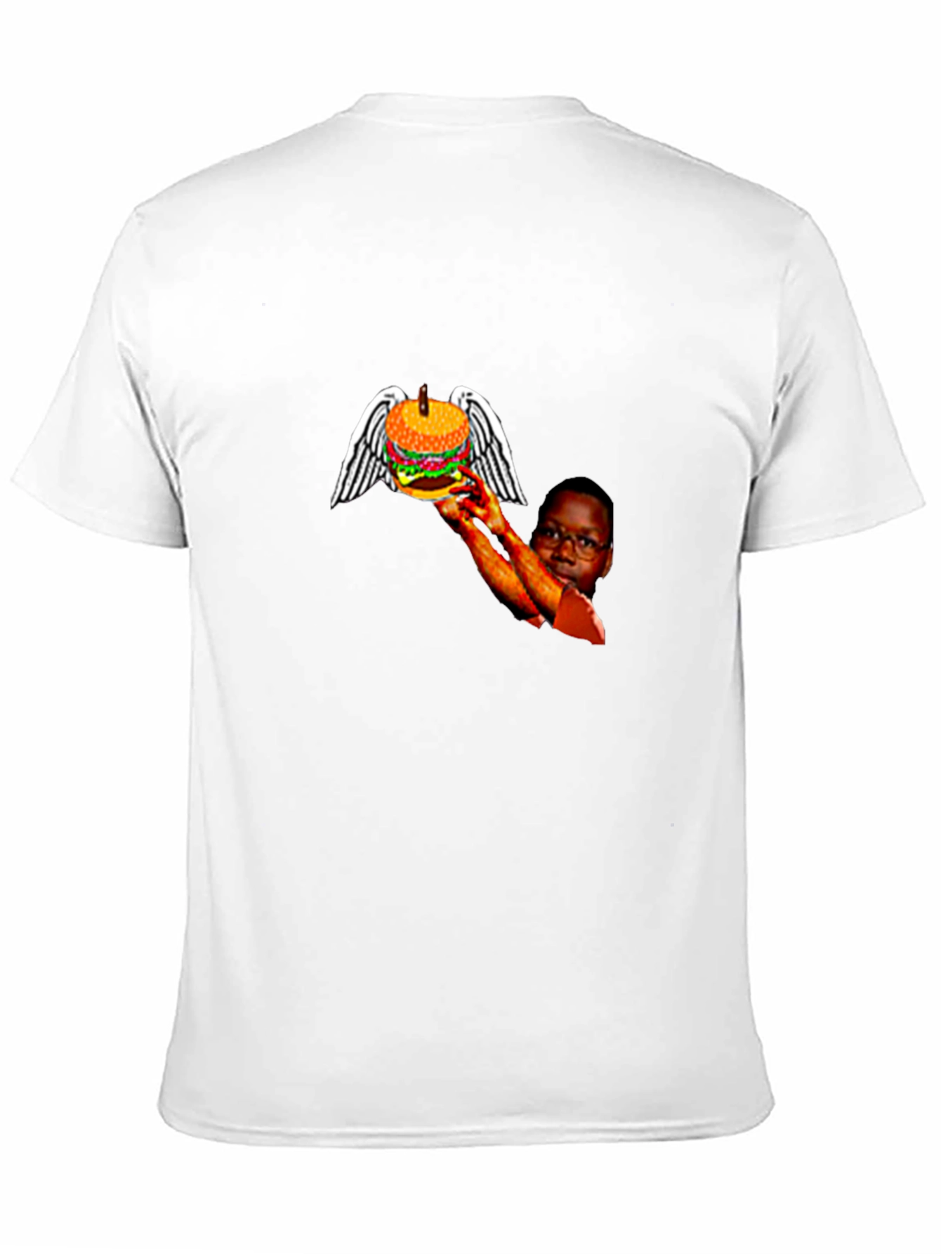 Winged Burger Graphic T-Shirt