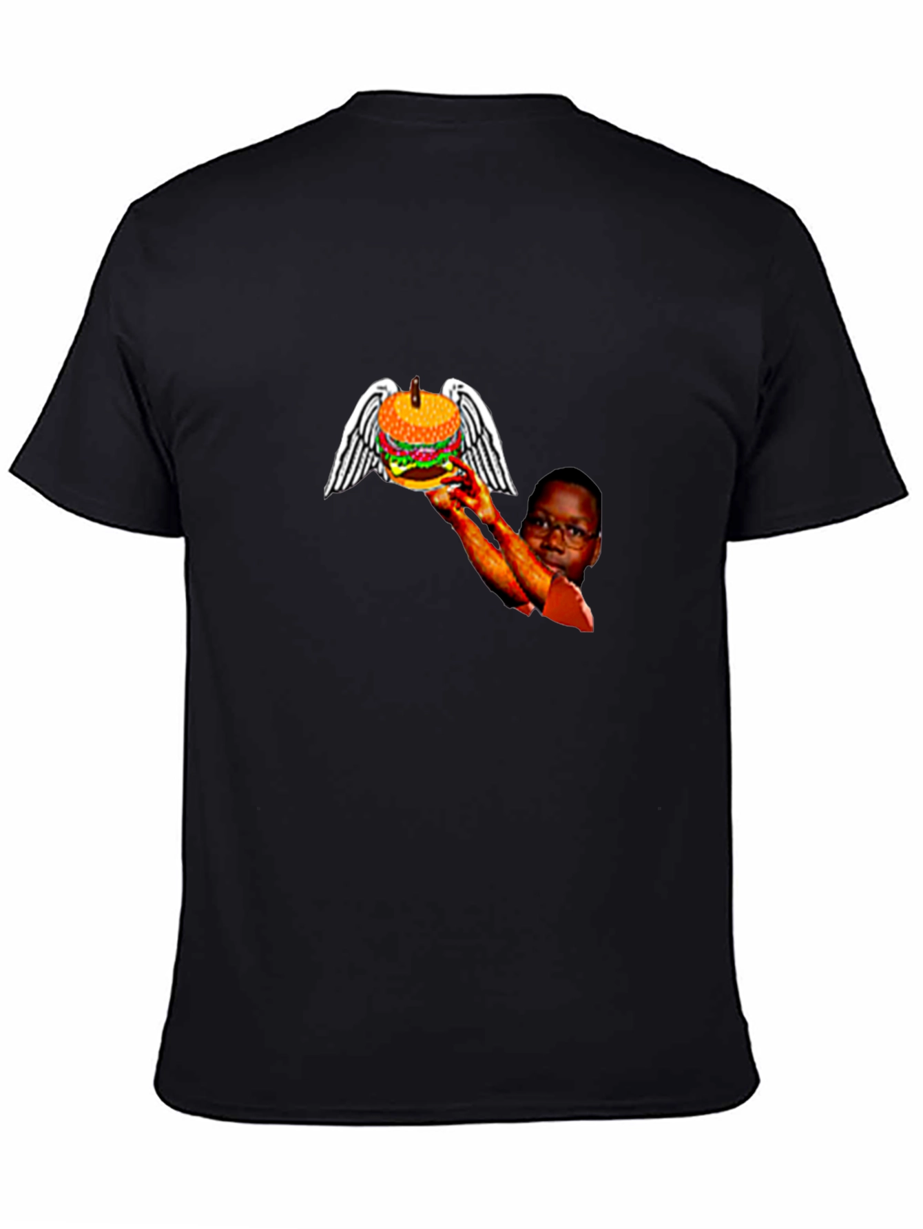 Winged Burger Graphic T-Shirt