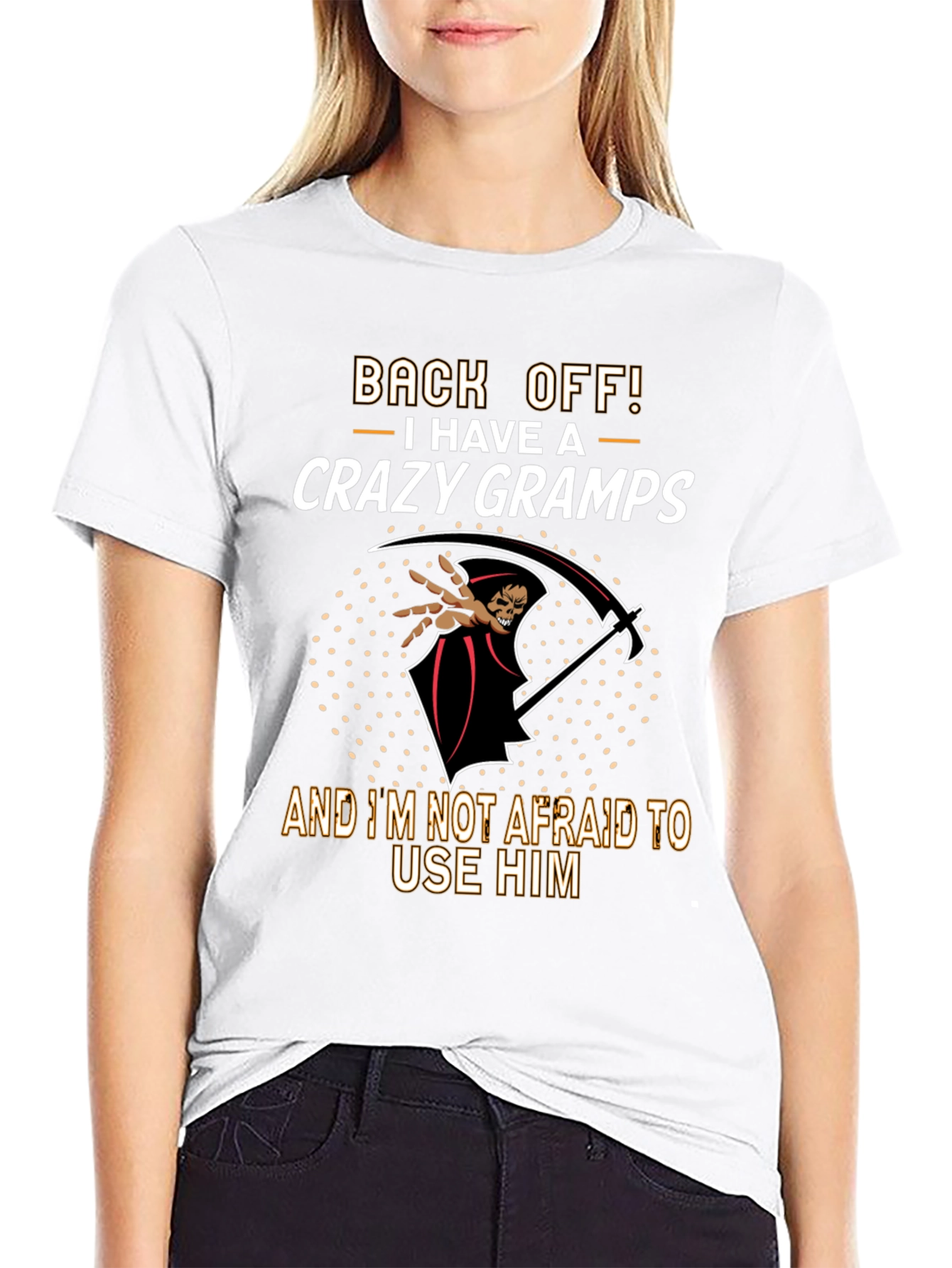 Crazy Gramps T-Shirt - Back Off!