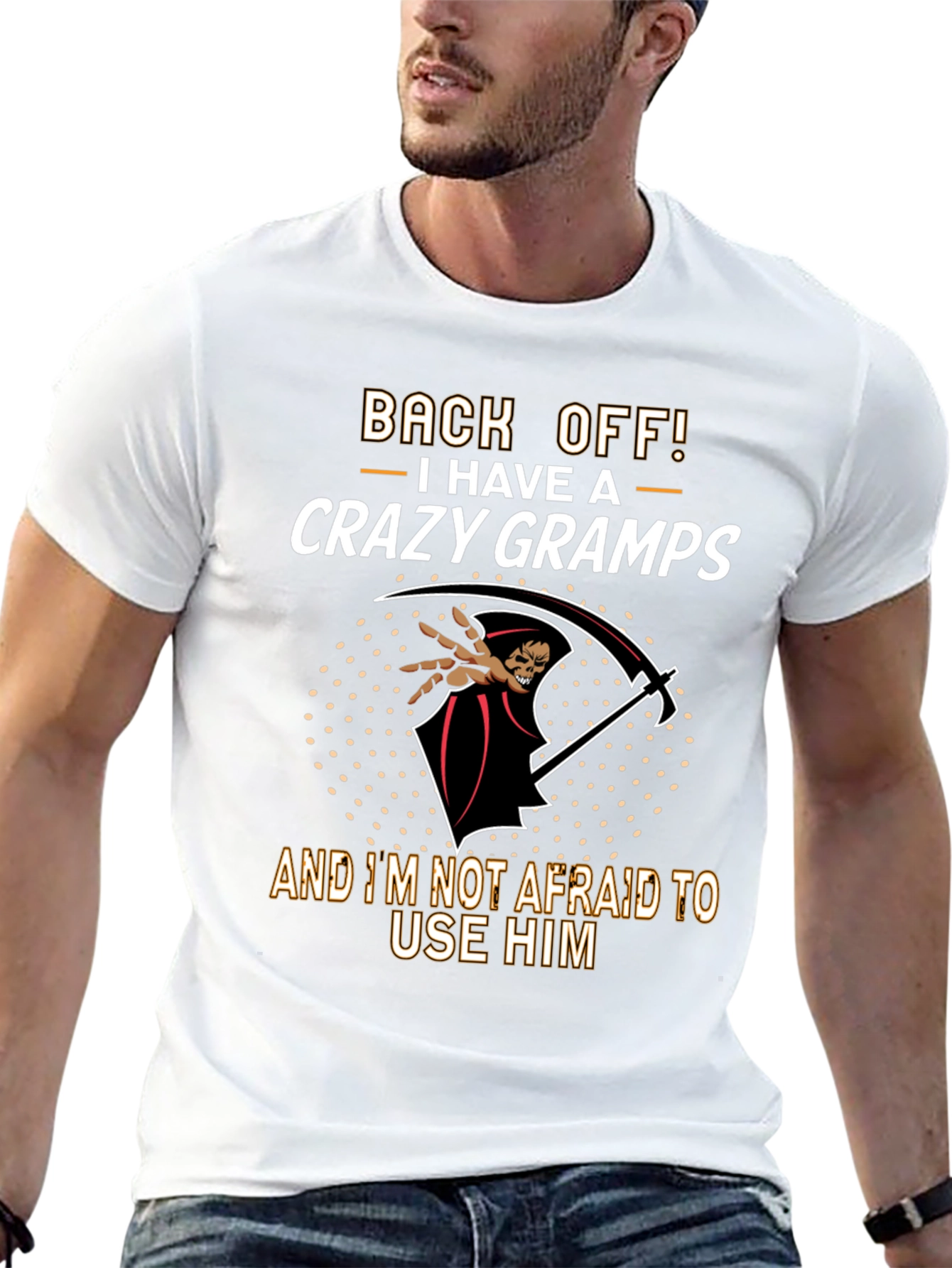Crazy Gramps T-Shirt - Back Off!