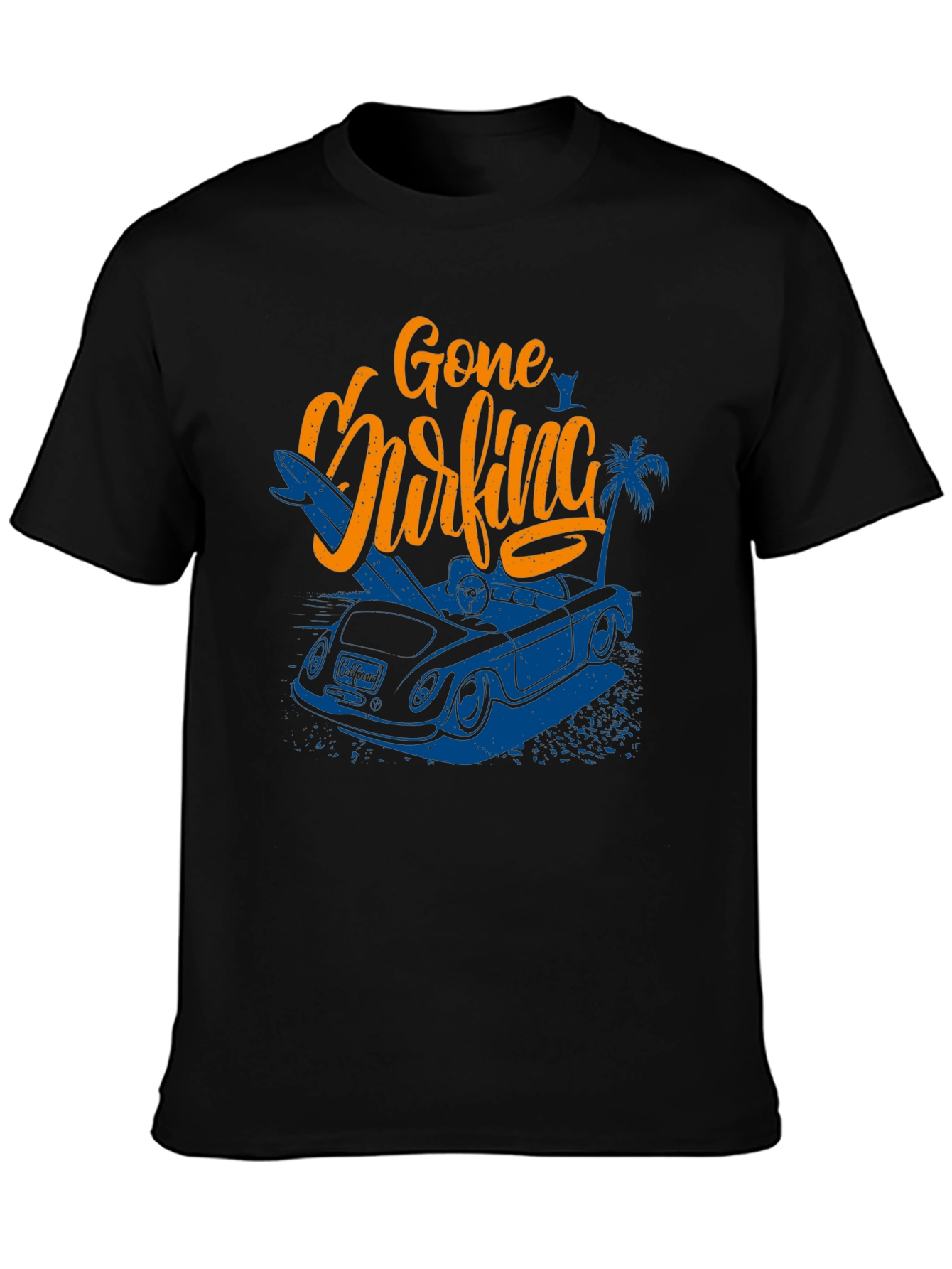 Gone Surfing Graphic T-Shirt - Beach Vibes