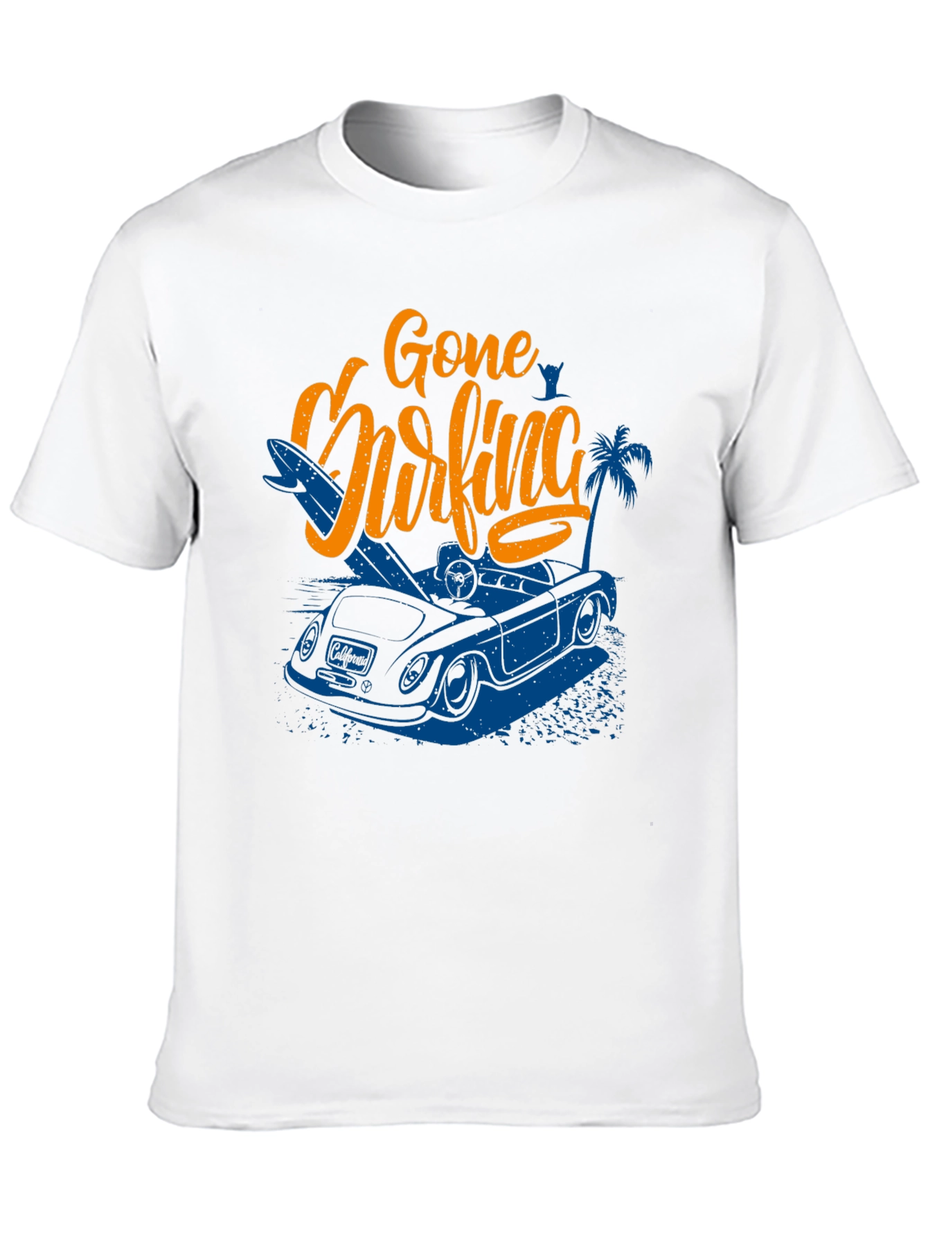 Gone Surfing Graphic T-Shirt - Beach Vibes