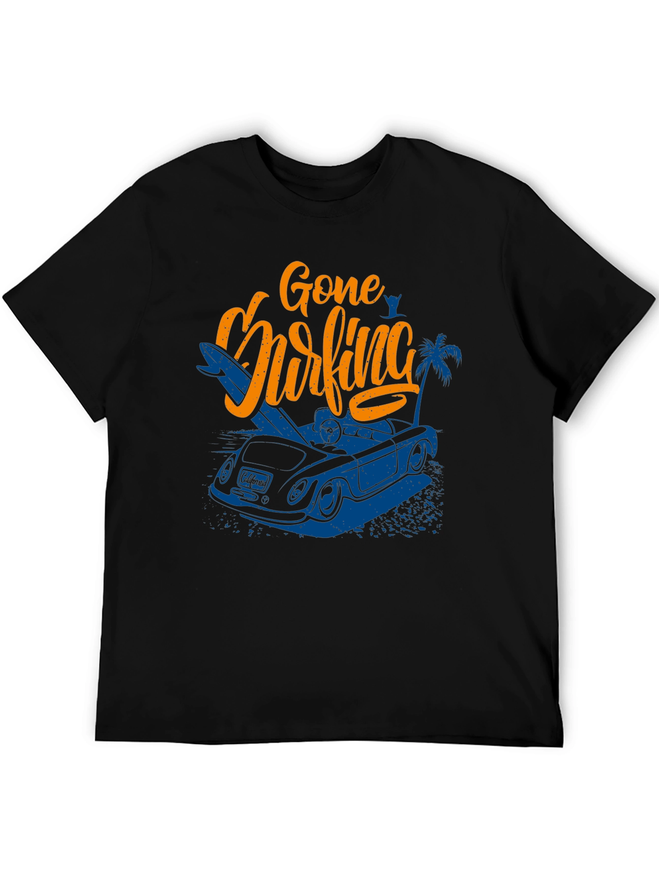 Gone Surfing Graphic T-Shirt - Beach Vibes