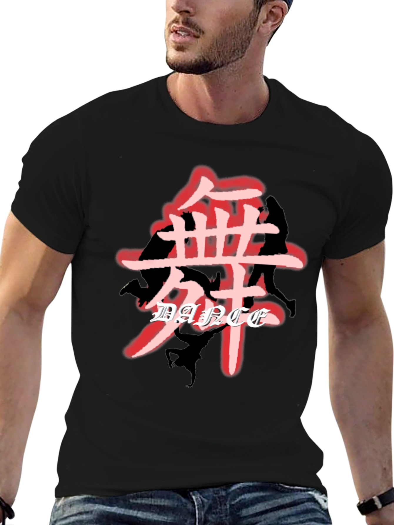 Dance Kanji Graphic Tee - Streetwear Fashion