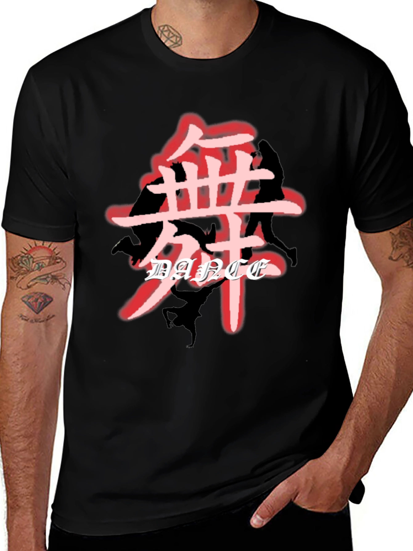 Dance Kanji Graphic Tee - Streetwear Fashion